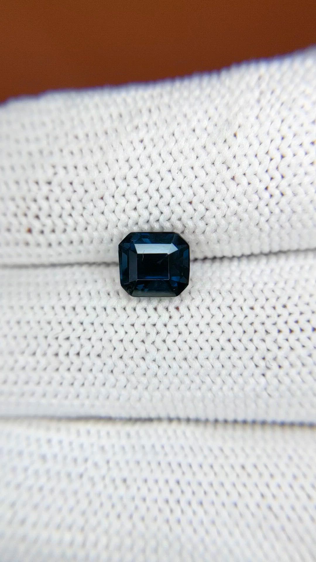 1.83 Ct. Greyish Blue Spinel from Ceylon (Sri Lanka) Size Video