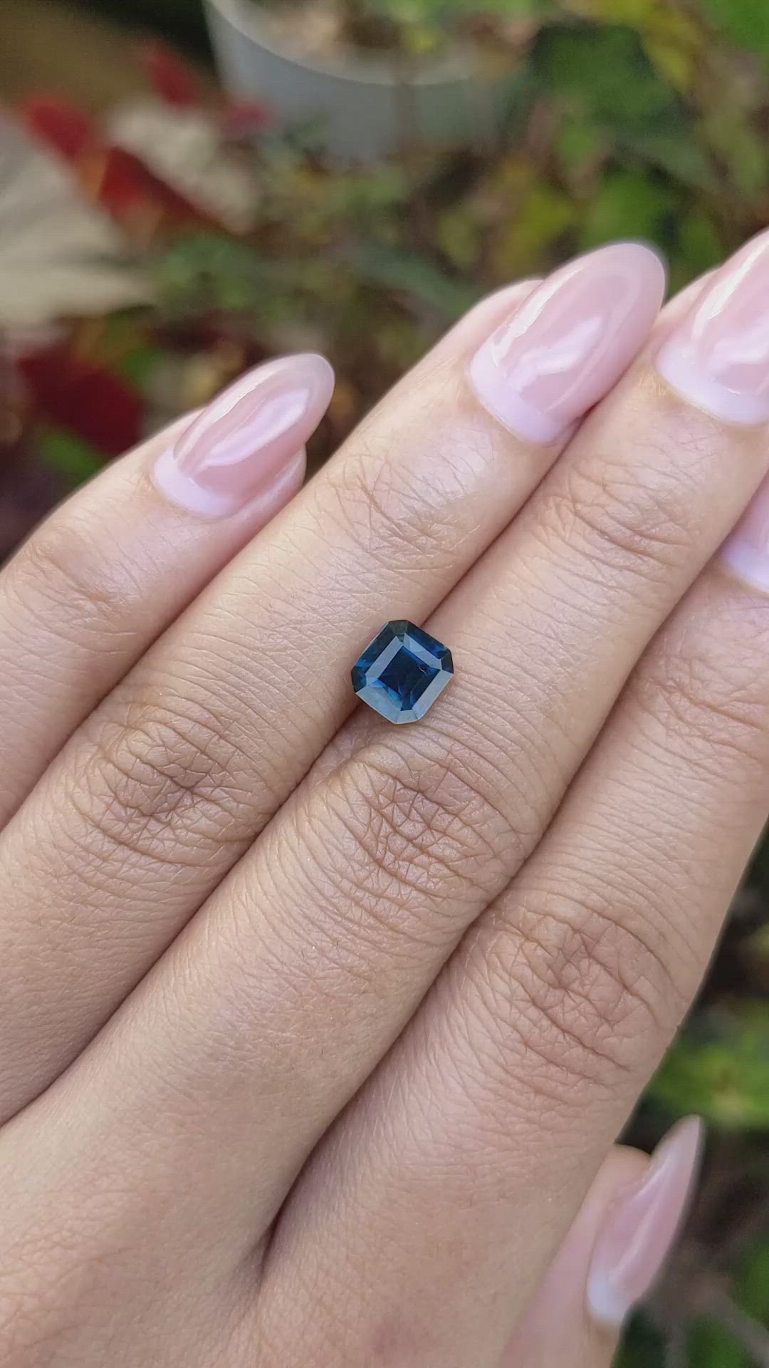 1.83 Ct. Greyish Blue Spinel from Ceylon (Sri Lanka) Size Video