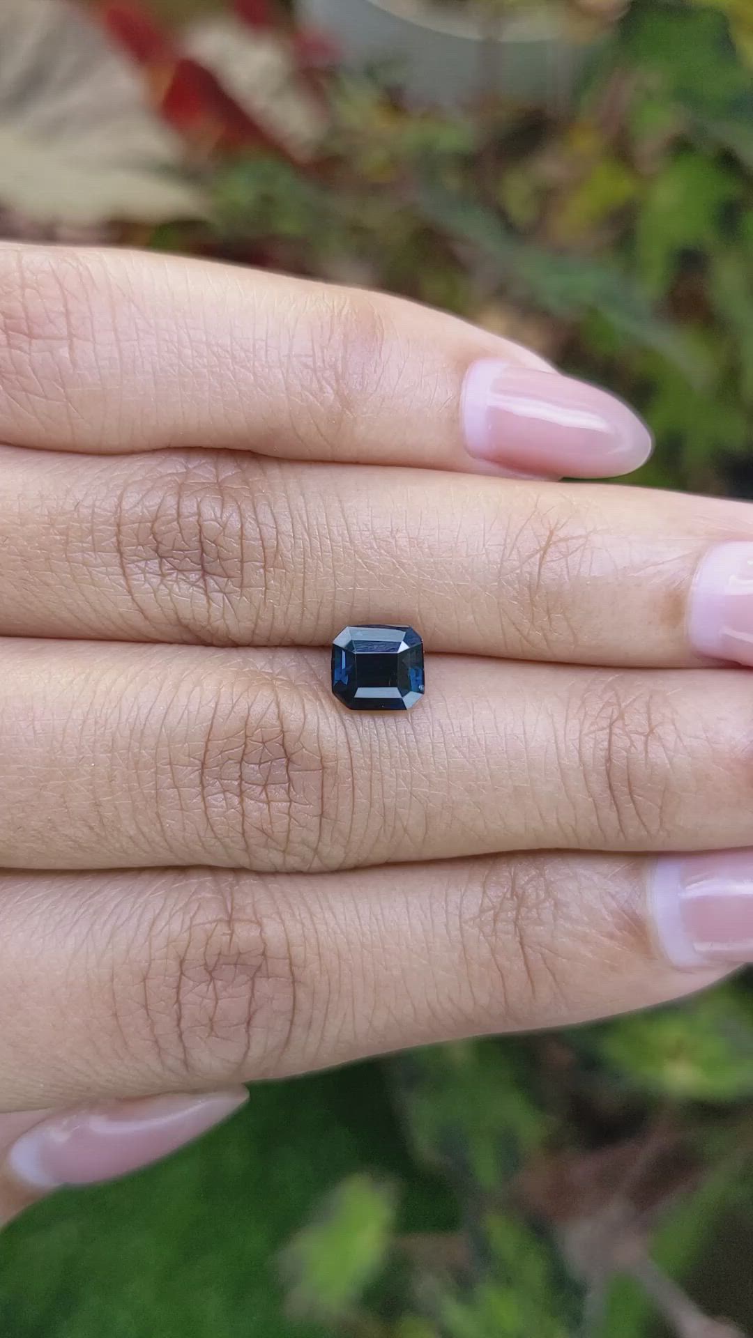 1.83 Ct. Greyish Blue Spinel from Ceylon (Sri Lanka) Size Video