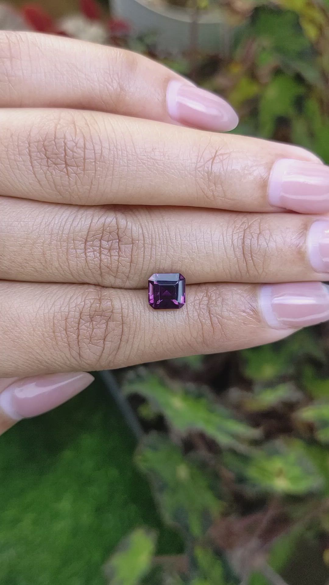 1.96 Ct. Purple Spinel from Ceylon (Sri Lanka) Size Video