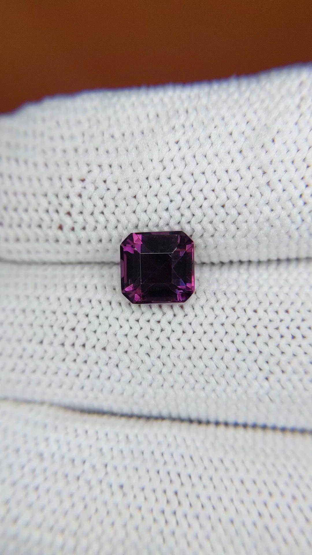 1.96 Ct. Purple Spinel from Ceylon (Sri Lanka) Size Video