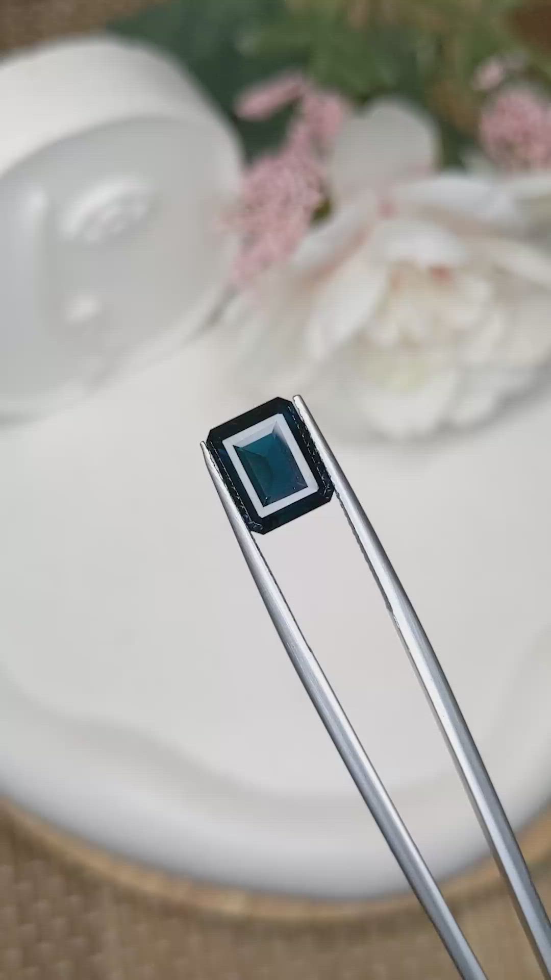 4.18 Ct. Blue Spinel from Ceylon (Sri Lanka) Size Video