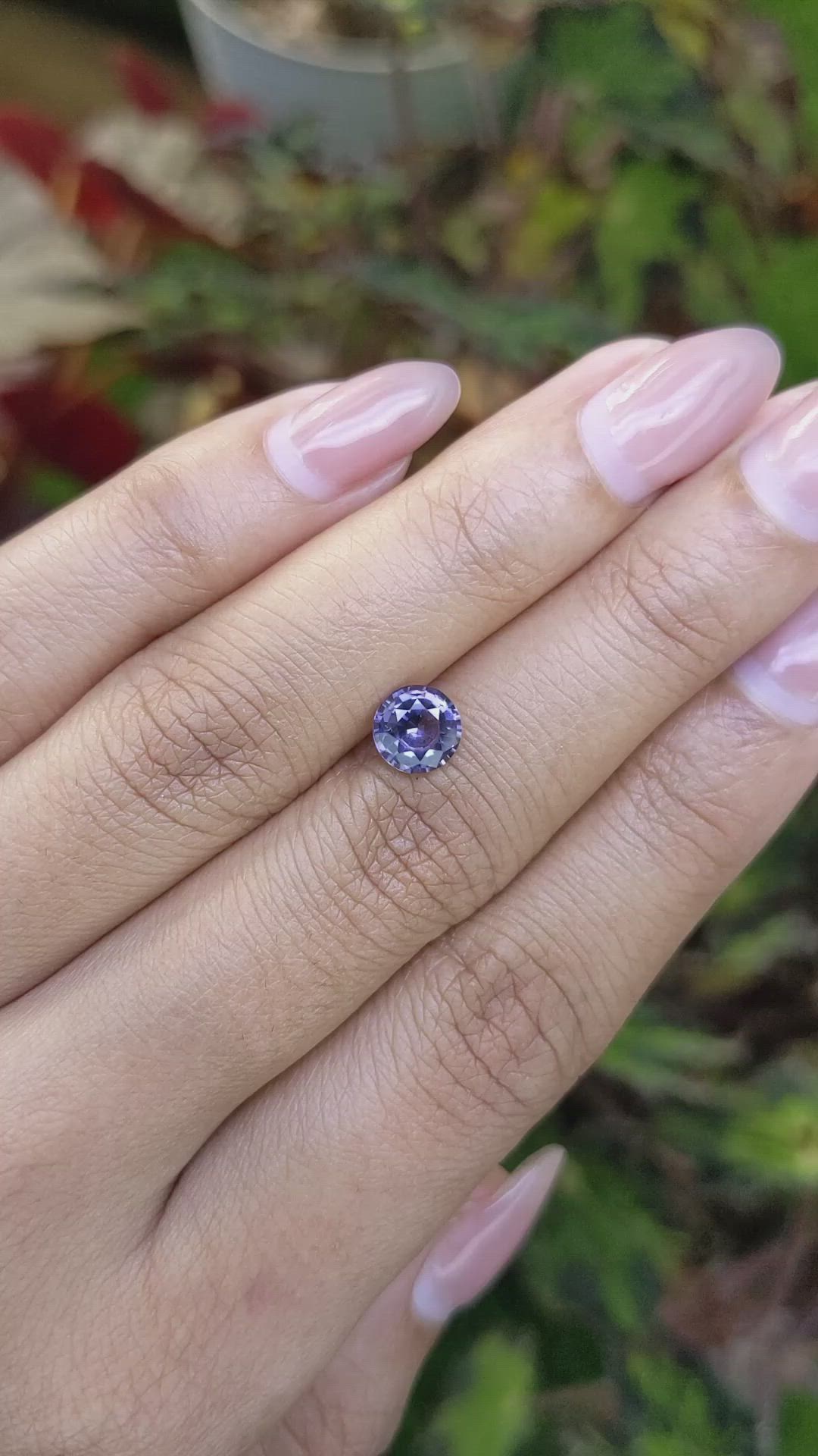 1.14 Ct. Purple Spinel from Ceylon (Sri Lanka) Size Video