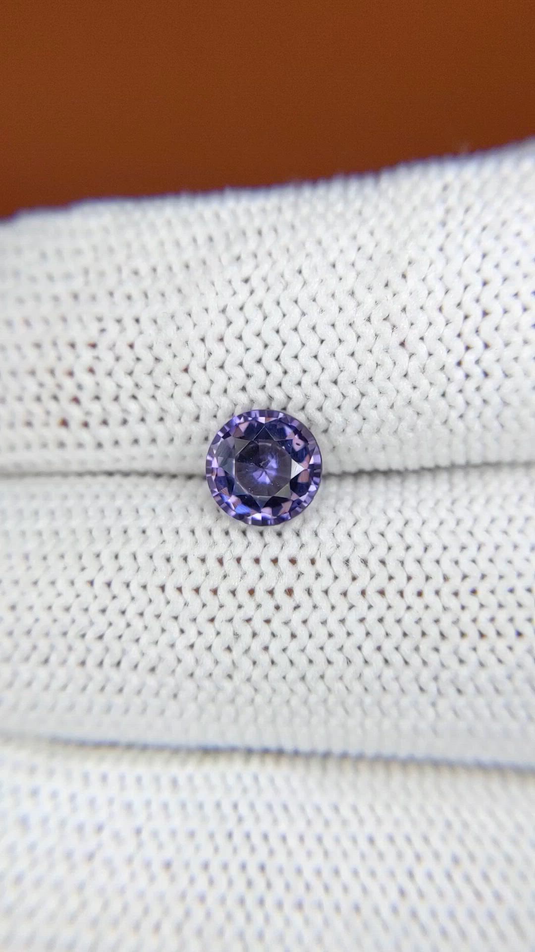 1.14 Ct. Purple Spinel from Ceylon (Sri Lanka) Size Video
