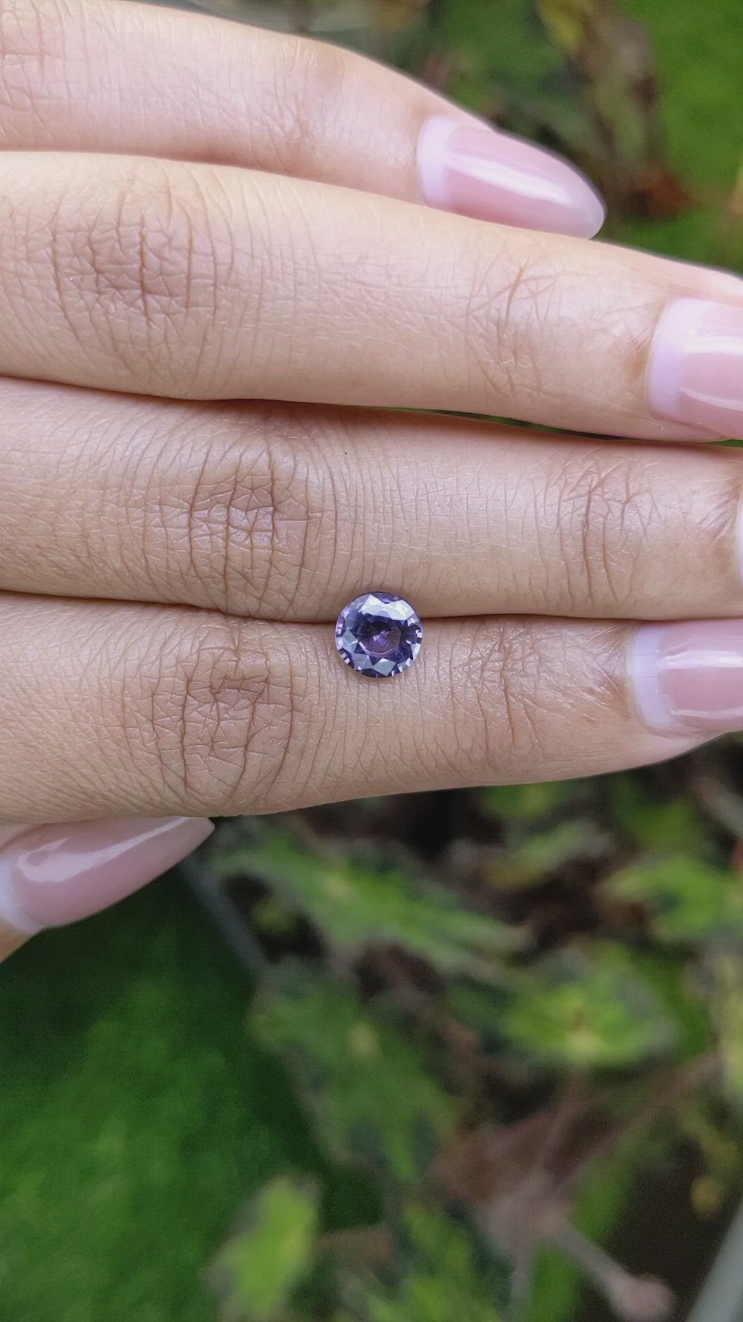 1.14 Ct. Purple Spinel from Ceylon (Sri Lanka) Size Video