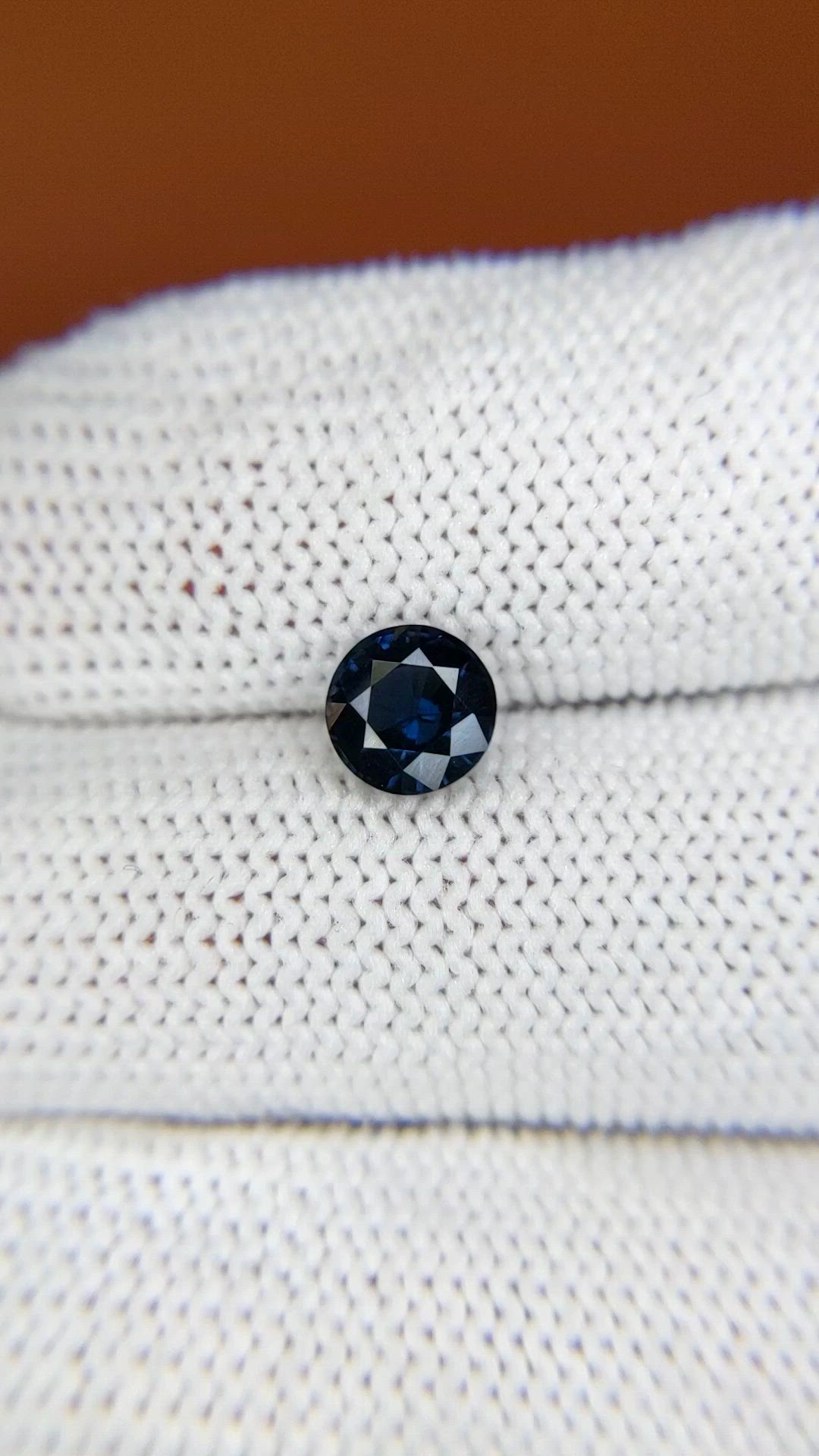 1.12 Ct. Blue Spinel from Ceylon (Sri Lanka) Size Video