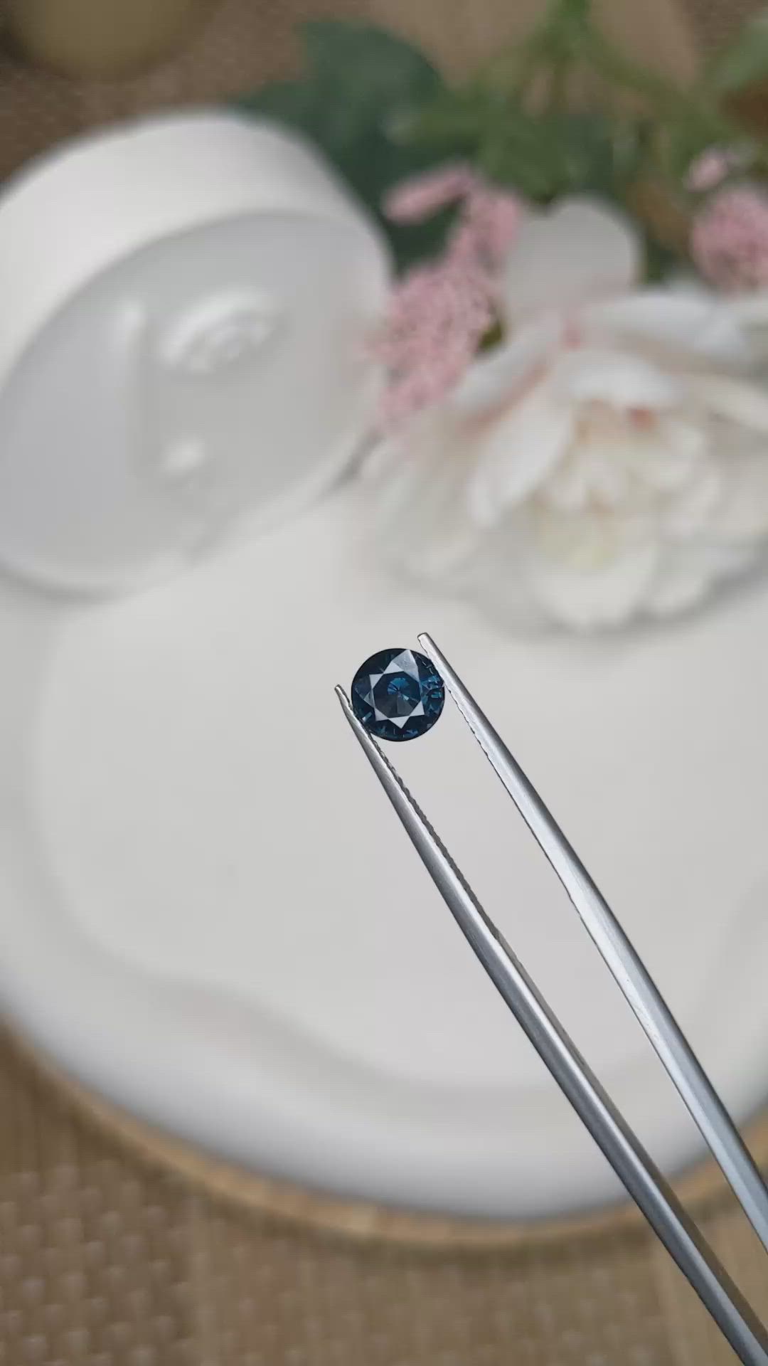 1.12 Ct. Blue Spinel from Ceylon (Sri Lanka) Size Video