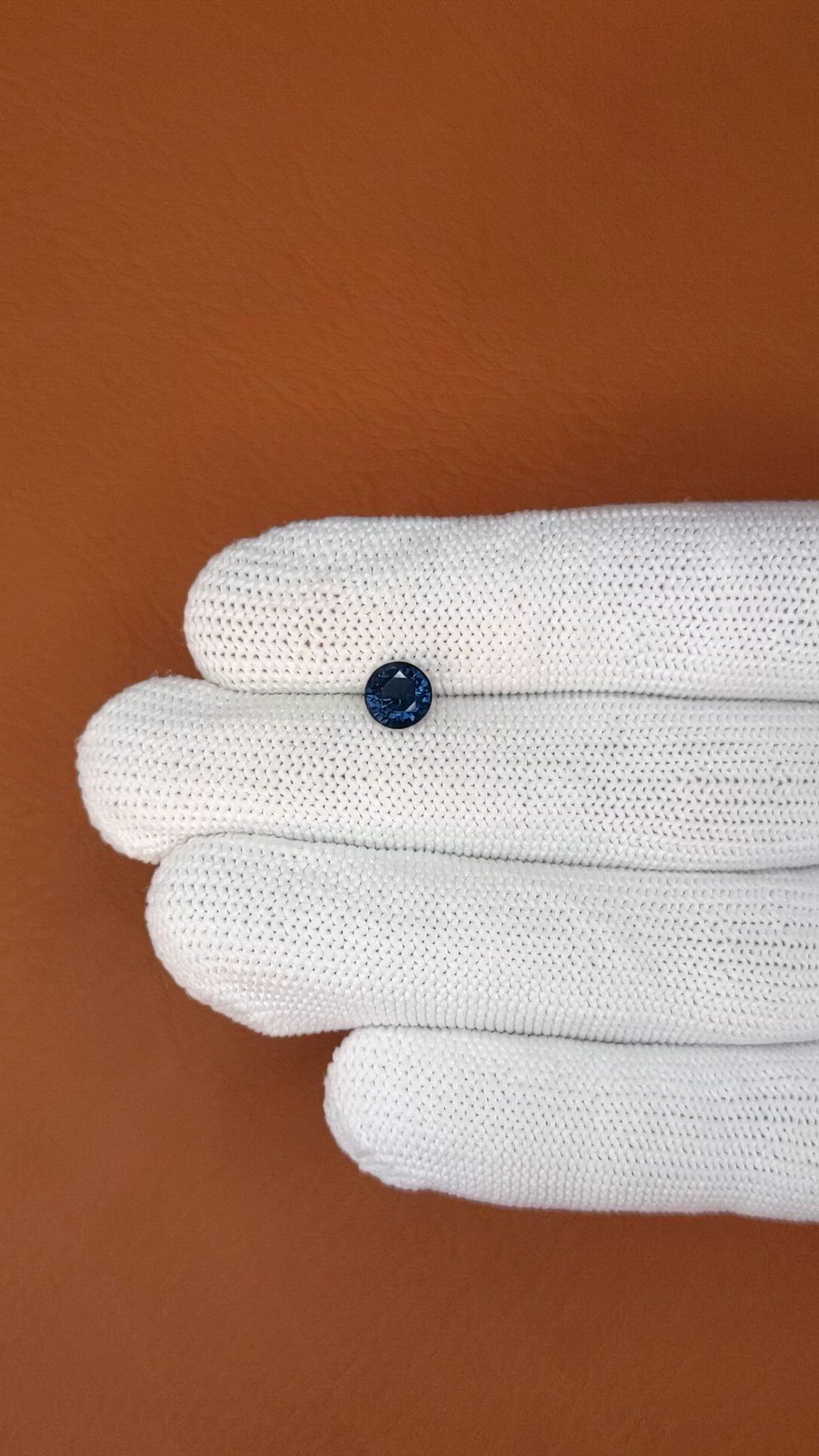 1.12 Ct. Blue Spinel from Ceylon (Sri Lanka) Size Video