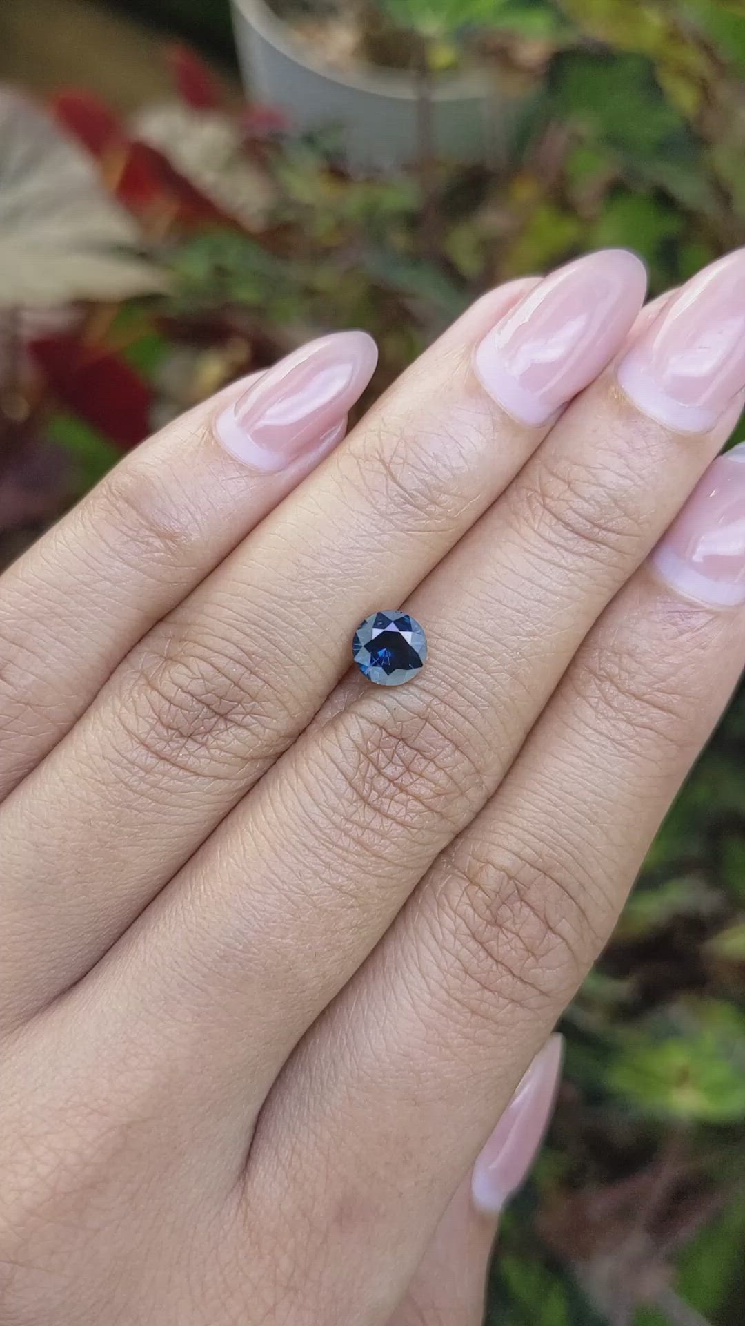 1.12 Ct. Blue Spinel from Ceylon (Sri Lanka) Size Video