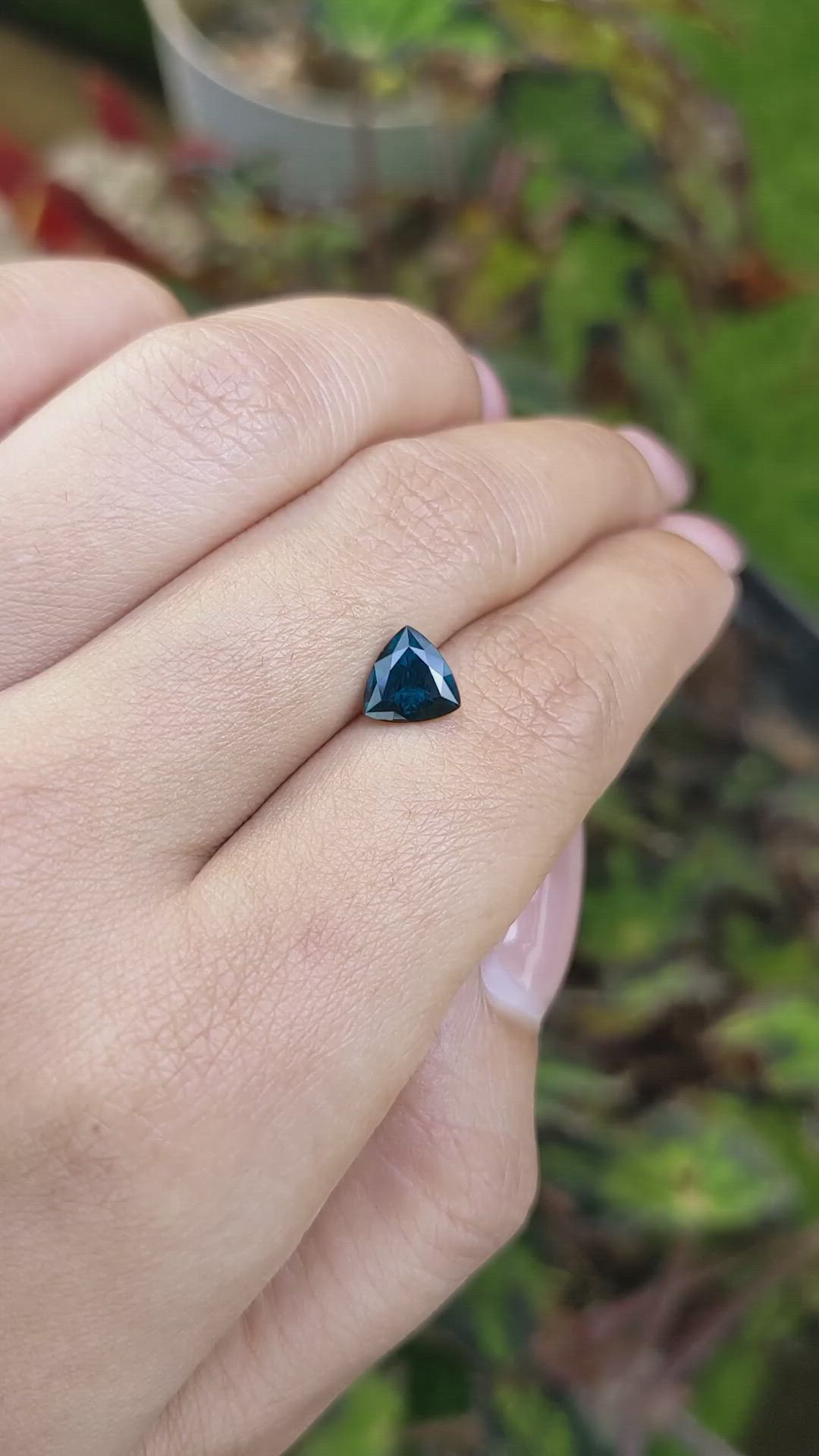 1.26 Ct. Blue Spinel from Ceylon (Sri Lanka) Size Video