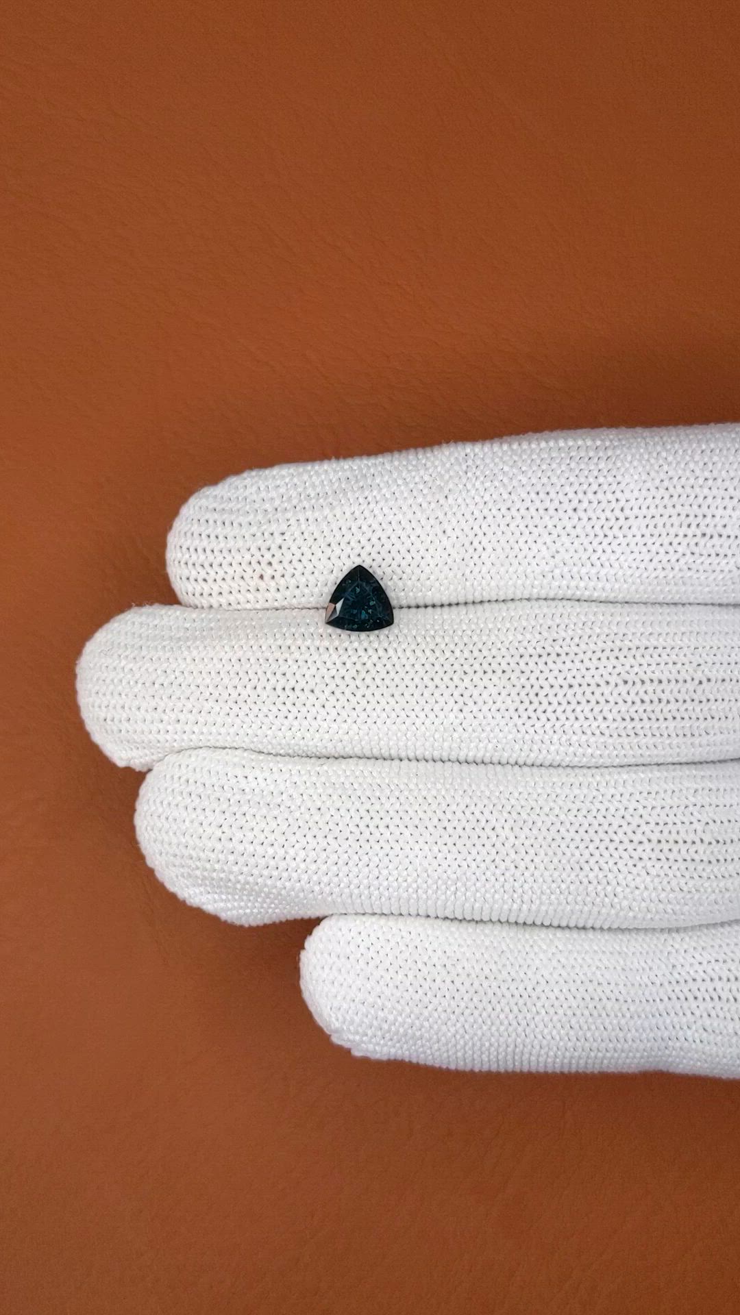 1.26 Ct. Blue Spinel from Ceylon (Sri Lanka) Size Video