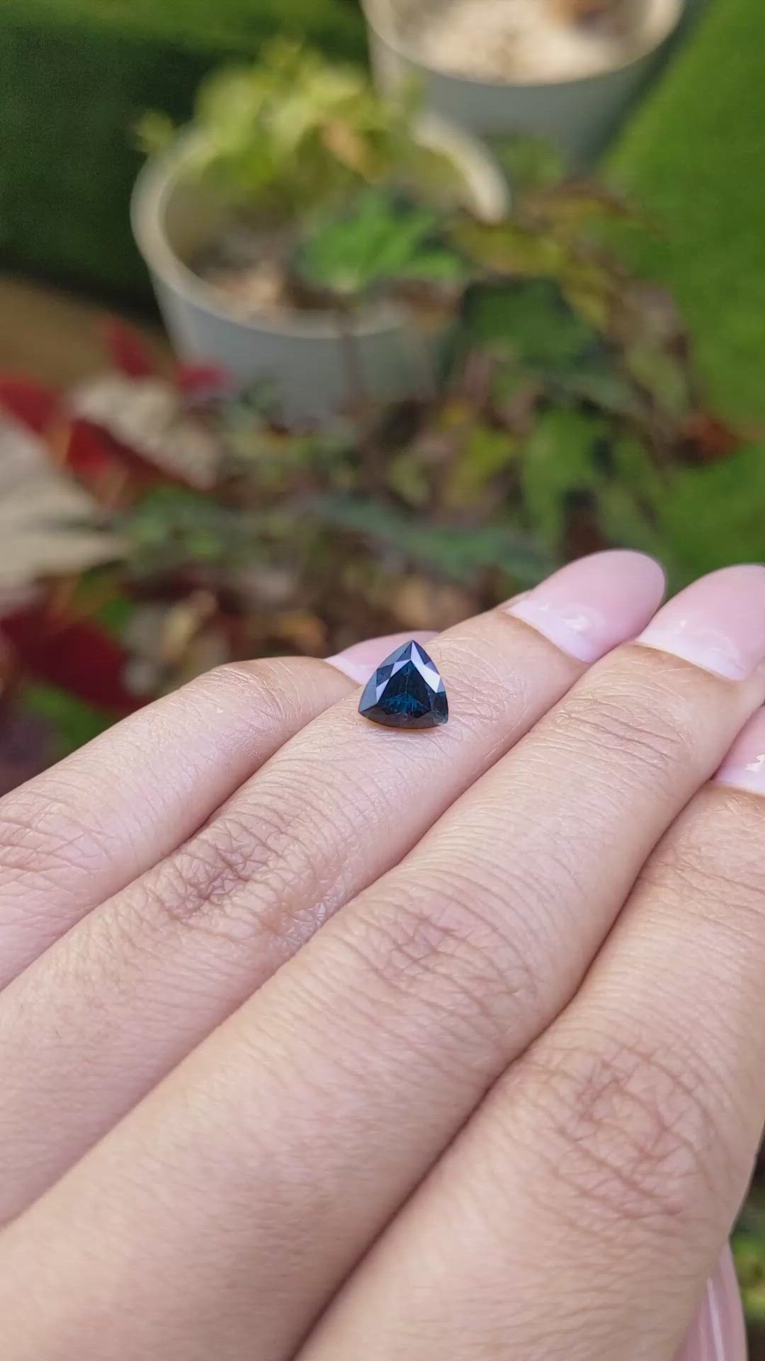 1.26 Ct. Blue Spinel from Ceylon (Sri Lanka) Size Video