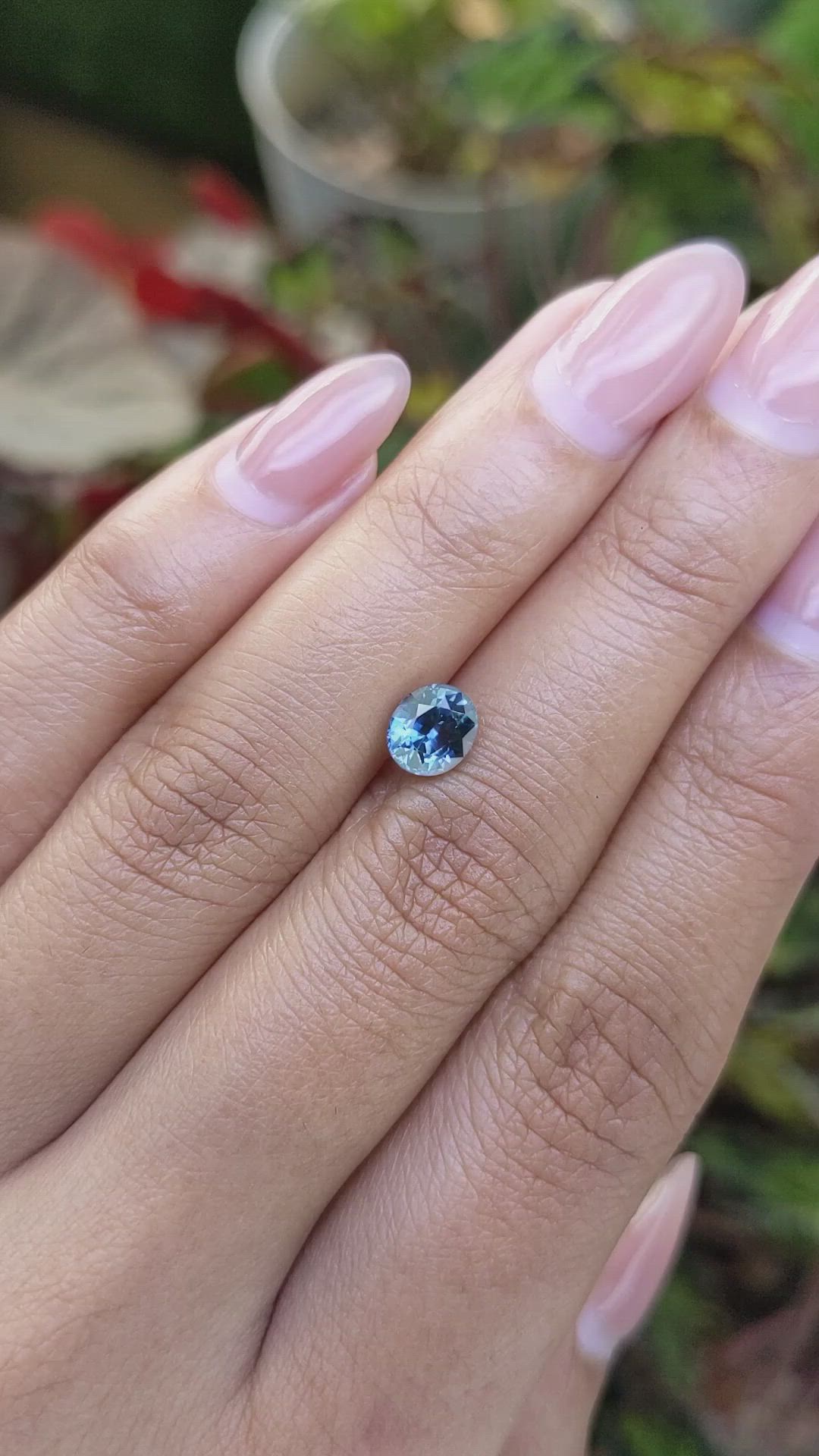 1.16 Ct. Blue Spinel from Ceylon (Sri Lanka) Size Video