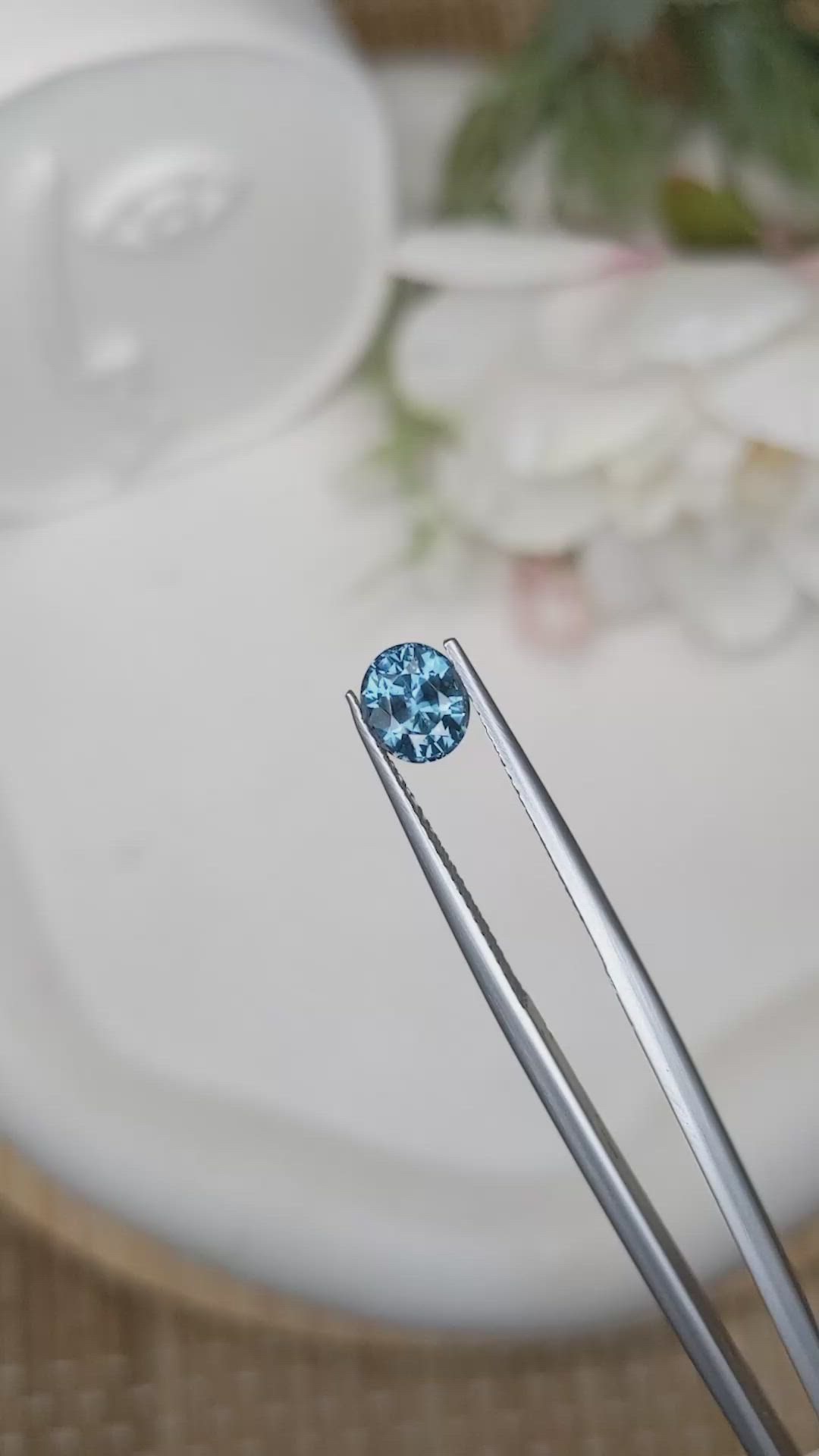 1.16 Ct. Blue Spinel from Ceylon (Sri Lanka) Size Video