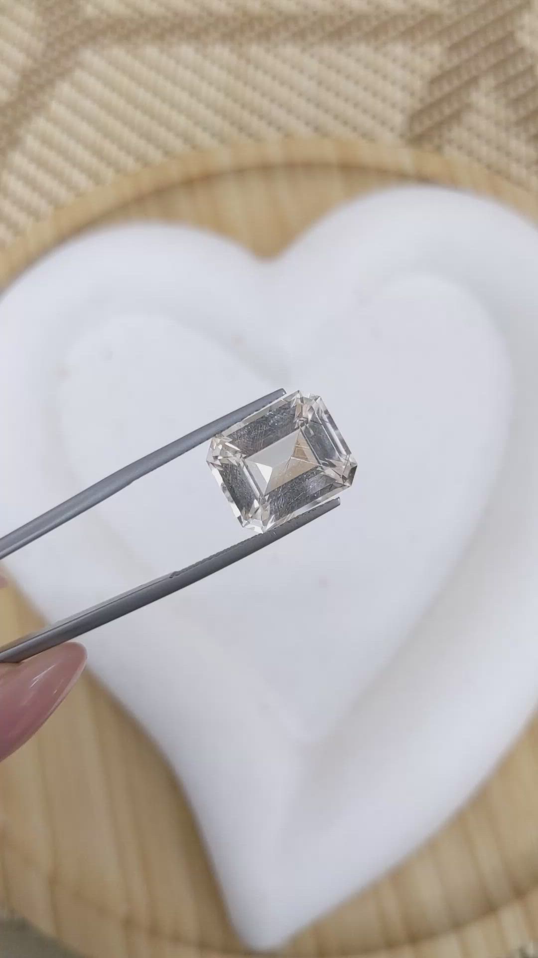 12.32 Ct. Yellow Topaz from Ceylon (Sri Lanka) Size Video