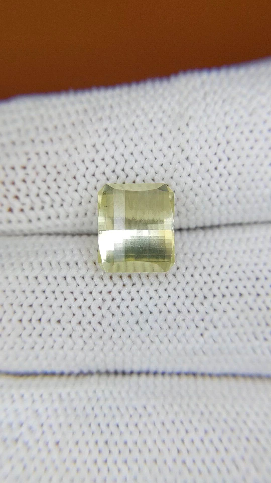 3.36 Ct. Lemon Quartz from Brazil Size Video