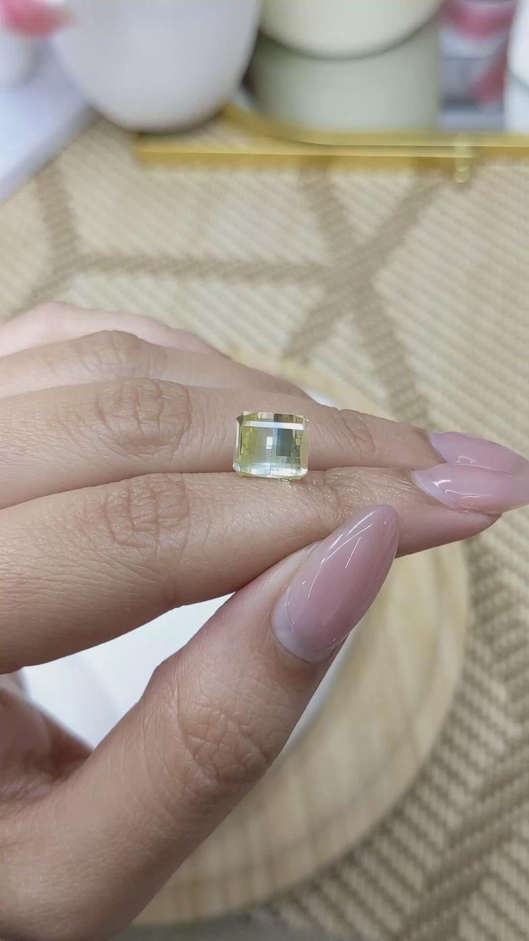 3.36 Ct. Lemon Quartz from Brazil Size Video