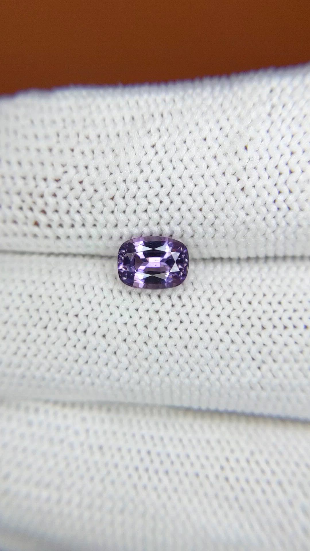 1.14 Ct. Purple Spinel from Ceylon (Sri Lanka) Size Video