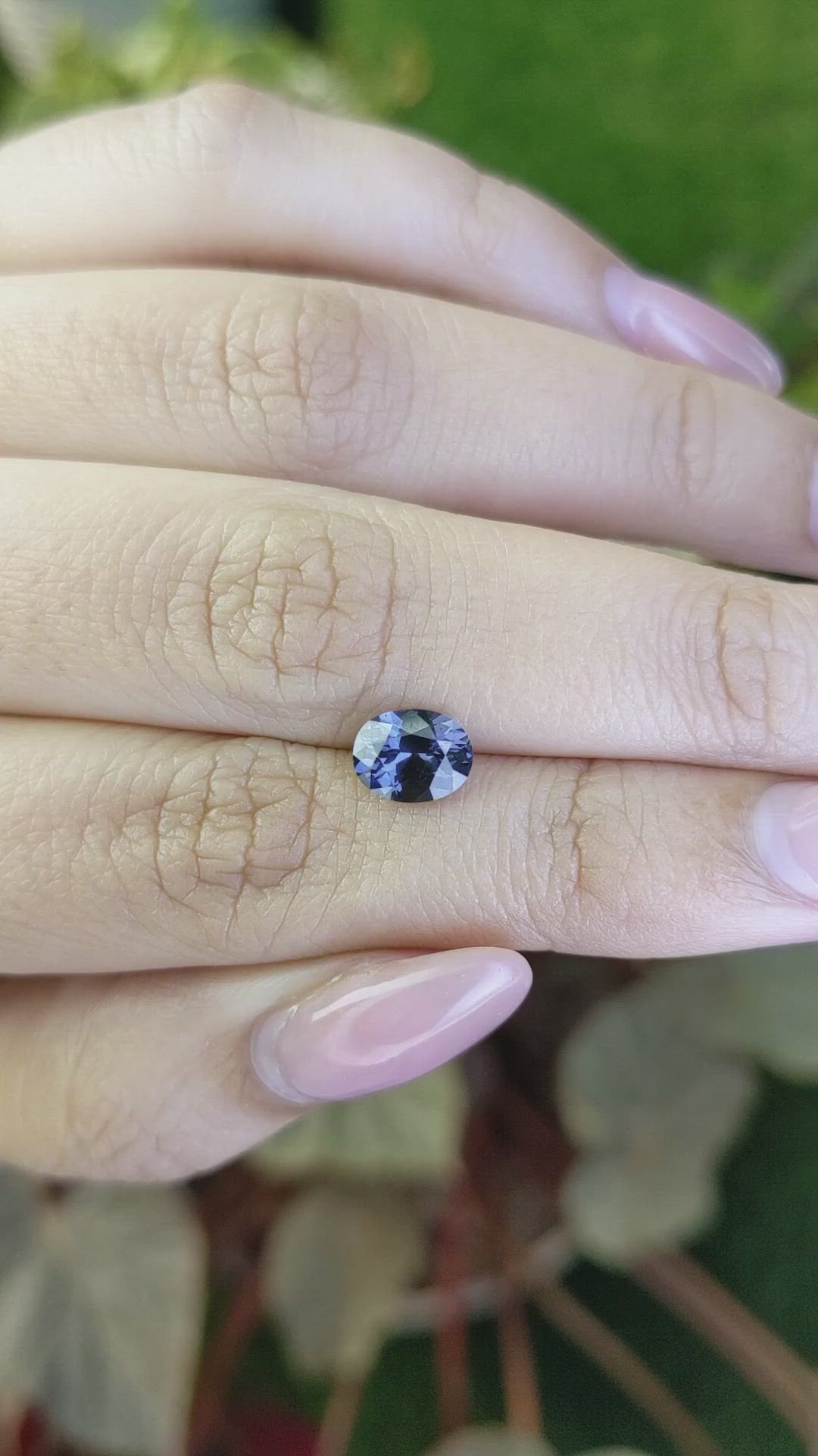 1.22 Ct. Blue Spinel from Ceylon (Sri Lanka) Size Video