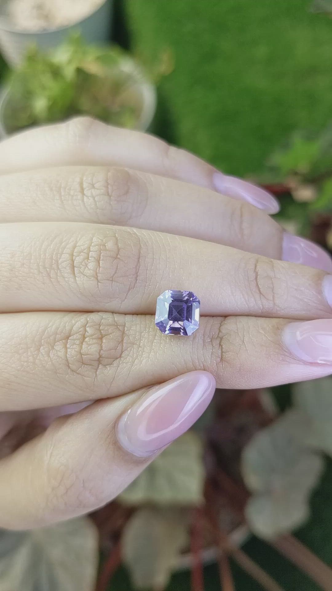 2.87 Ct. Purple Spinel from Ceylon (Sri Lanka) Size Video