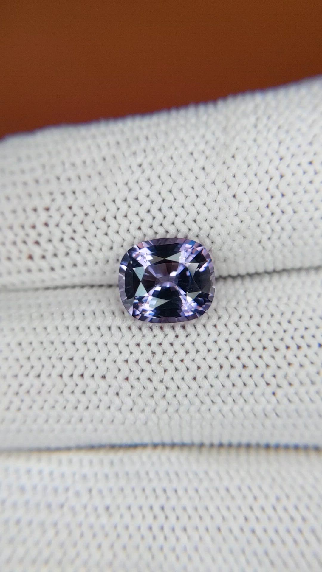 2.75 Ct. Purple Spinel from Ceylon (Sri Lanka) Size Video