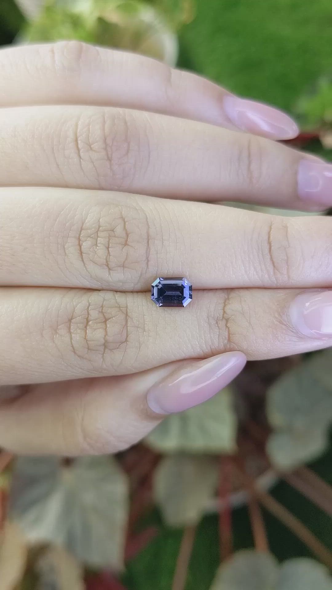 1.06 Ct. Purple Spinel from Ceylon (Sri Lanka) Size Video