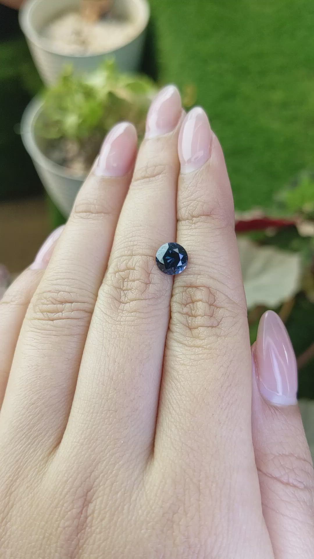 1.45 Ct. Blue Spinel from Ceylon (Sri Lanka) Size Video