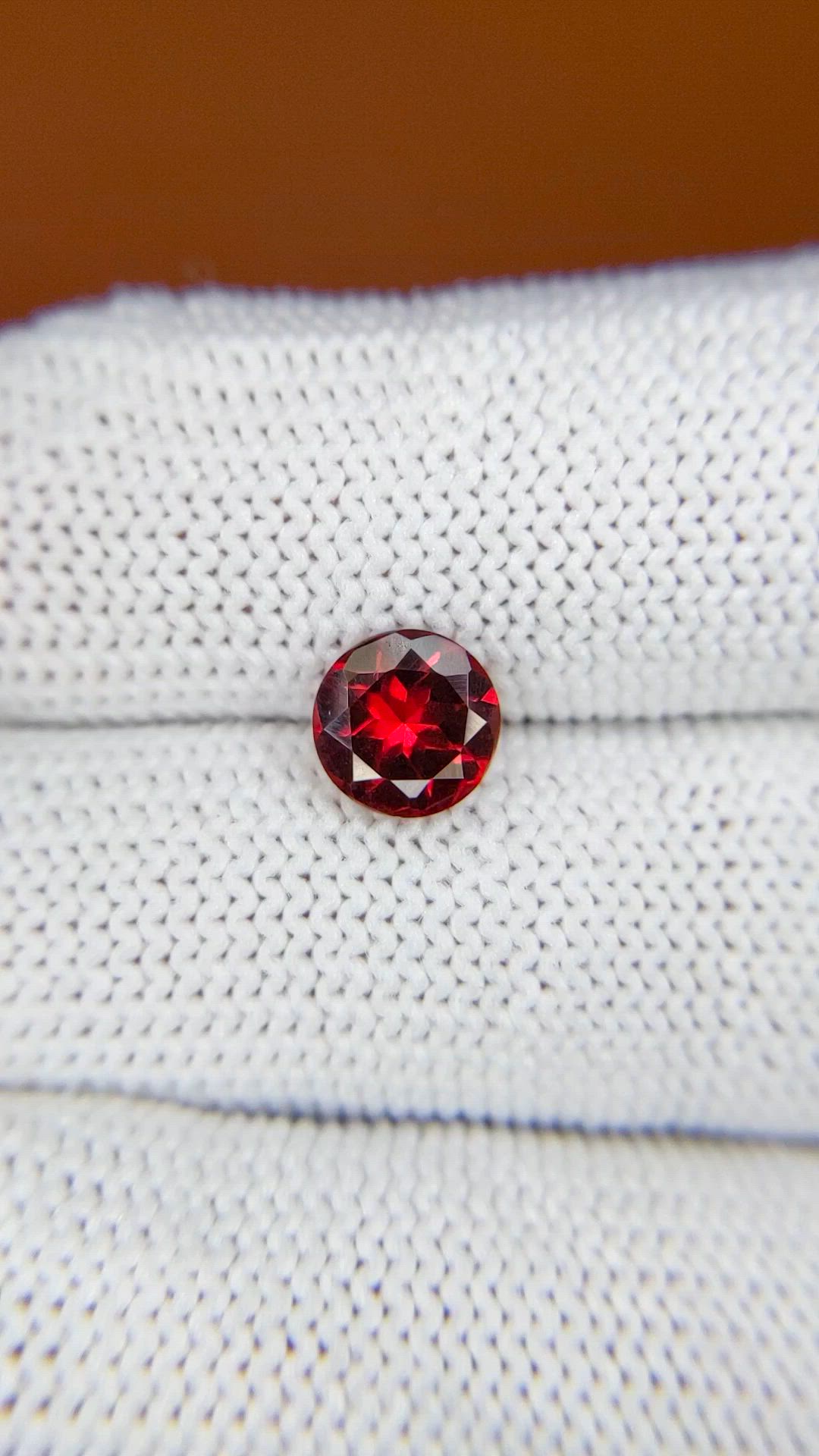 1.51 Ct. Red Almandine Garnet from Mozambique Size Video