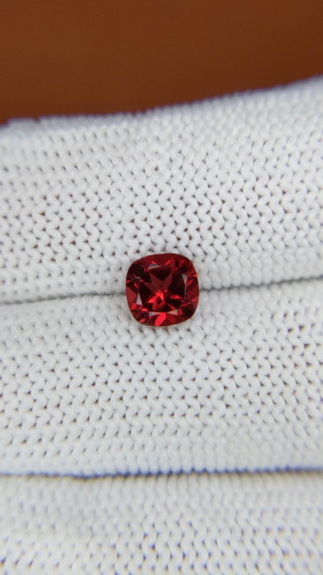 1.19 Ct. Red Almandine Garnet from Mozambique Size Video