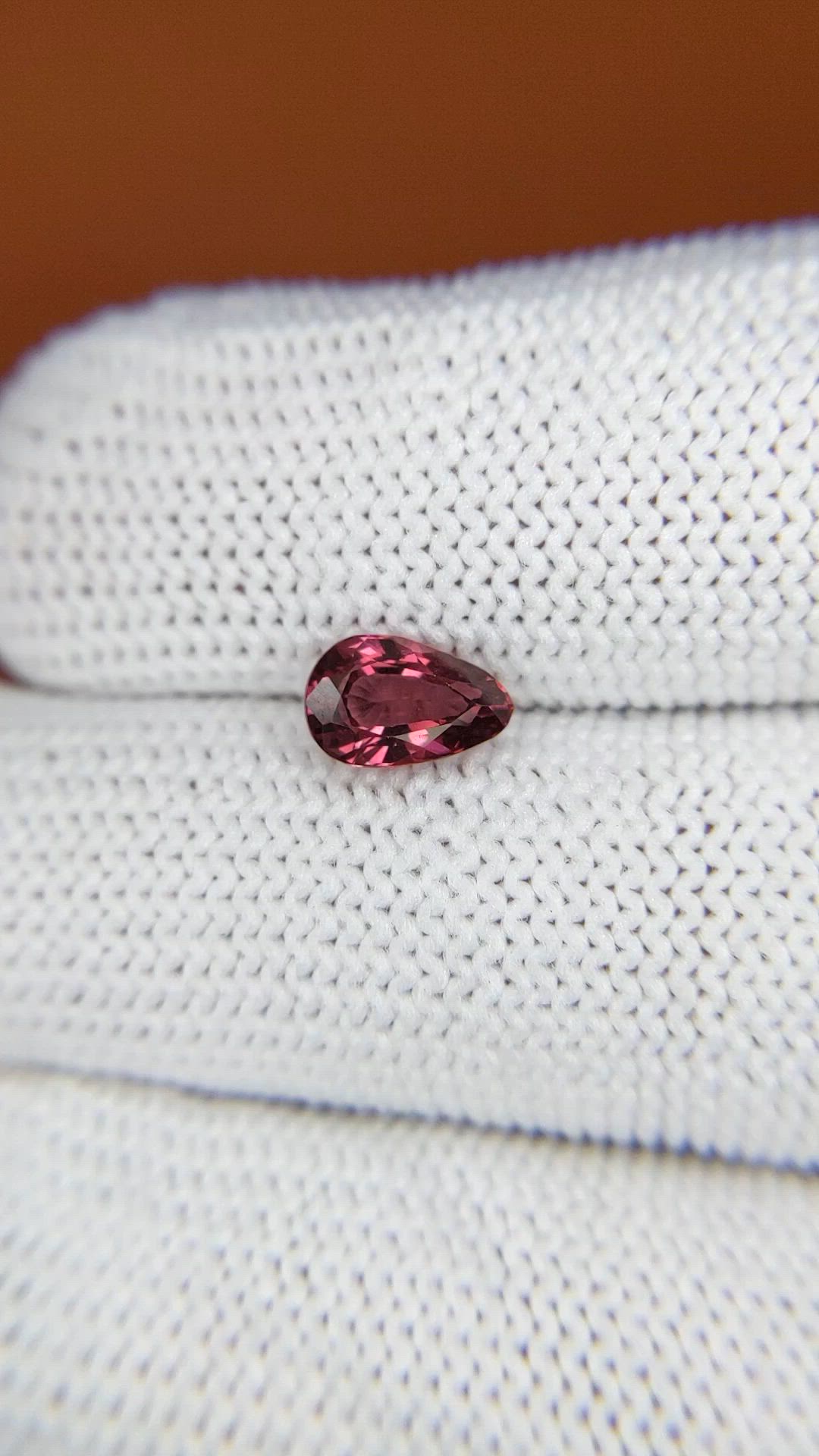 1.12 Ct. Purplish Red Rhodolite Garnet from Mozambique Size Video