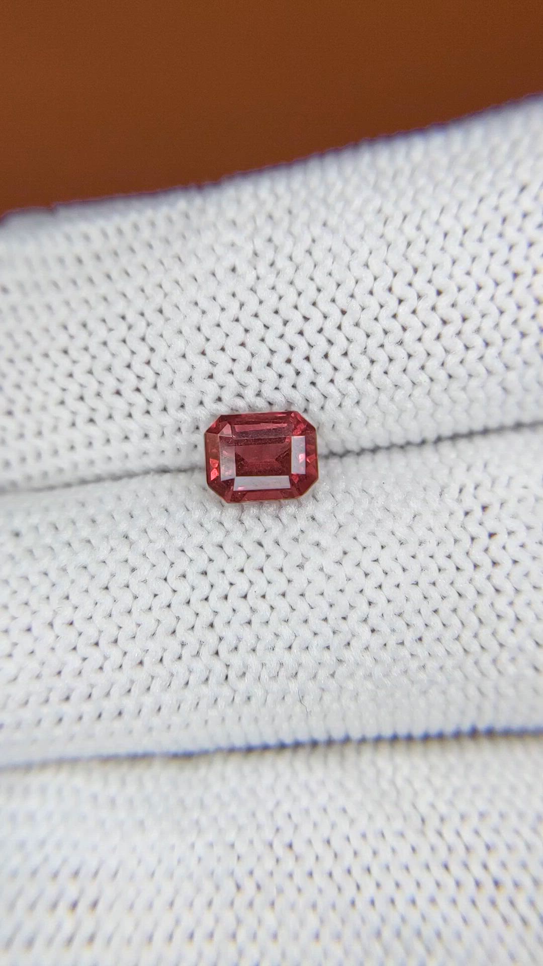 0.98 Ct. Red Almandine Garnet from Mozambique Size Video