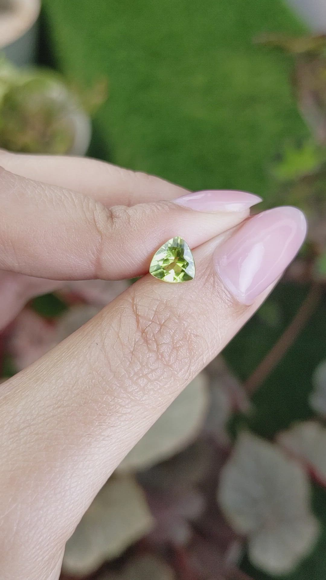 1.03 Ct. Yellowish Green Peridot from Pakistan Size Video