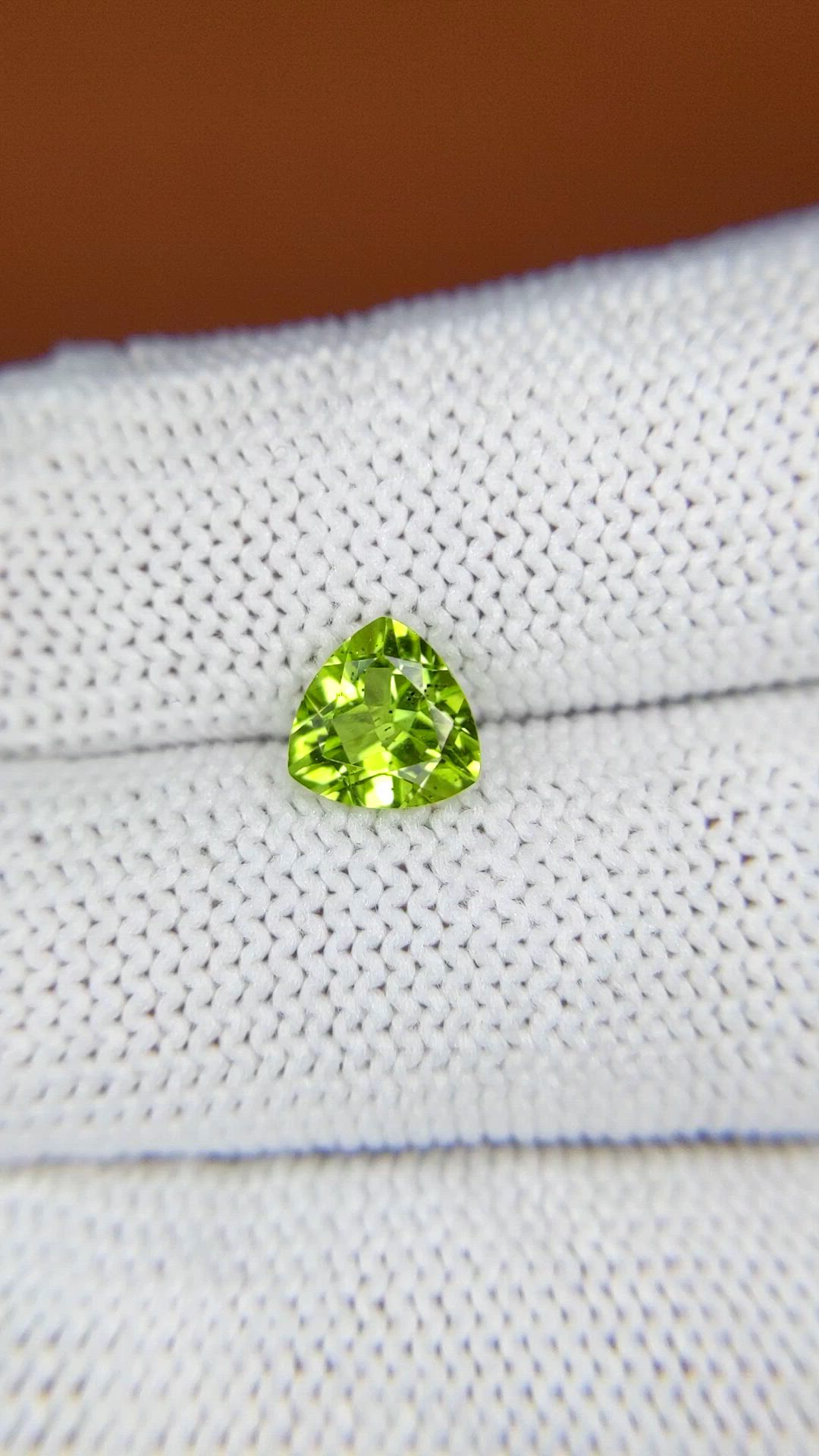 1.16 Ct. Yellowish Green Peridot from Pakistan Size Video
