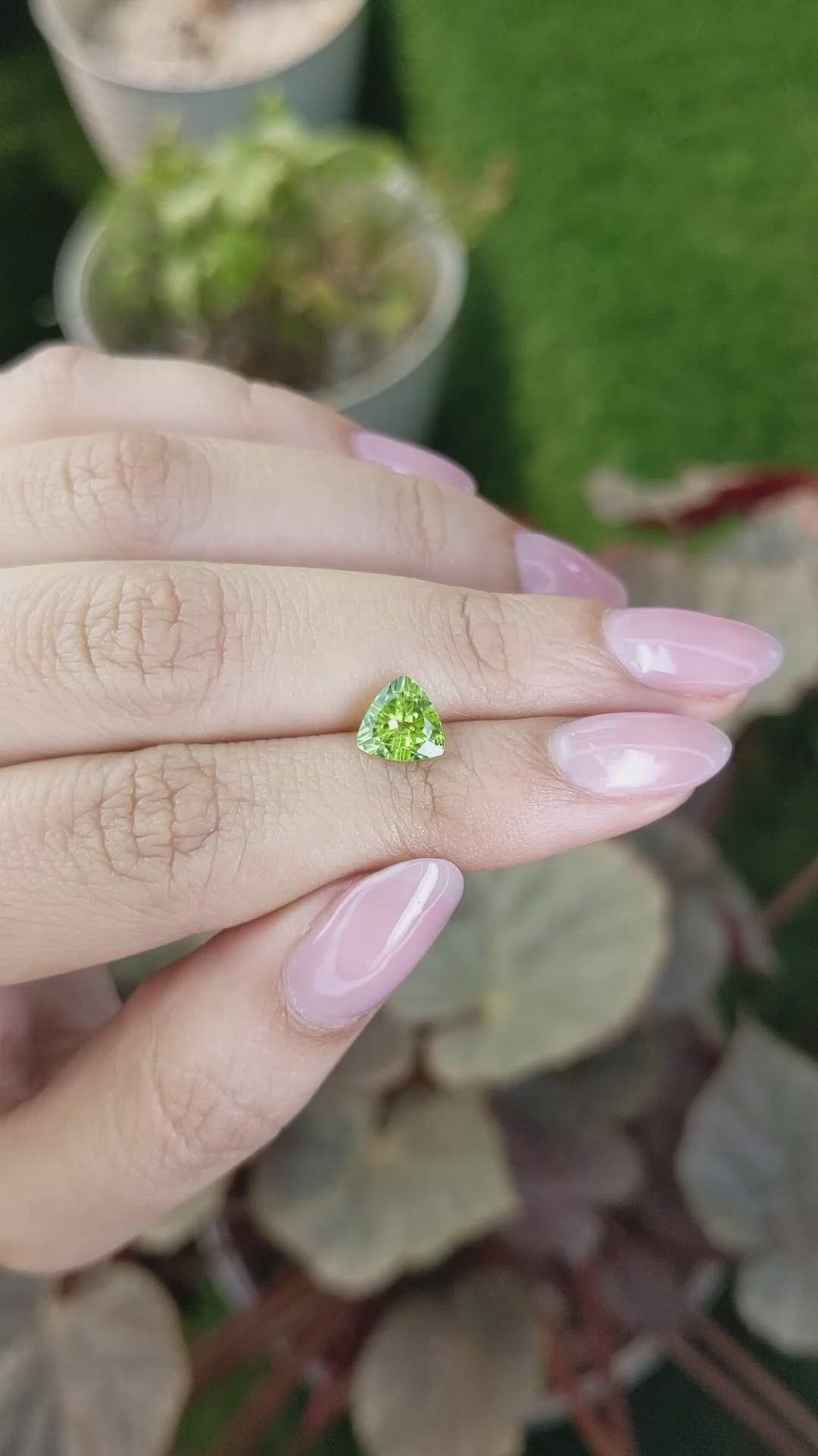 1.44 Ct. Yellowish Green Peridot from Pakistan Size Video