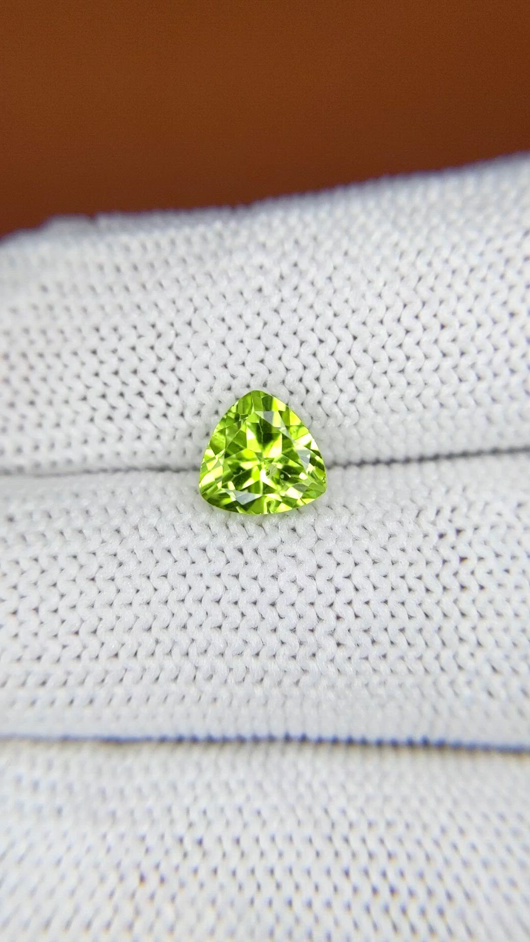 1.34 Ct. Yellowish Green Peridot from Pakistan Size Video