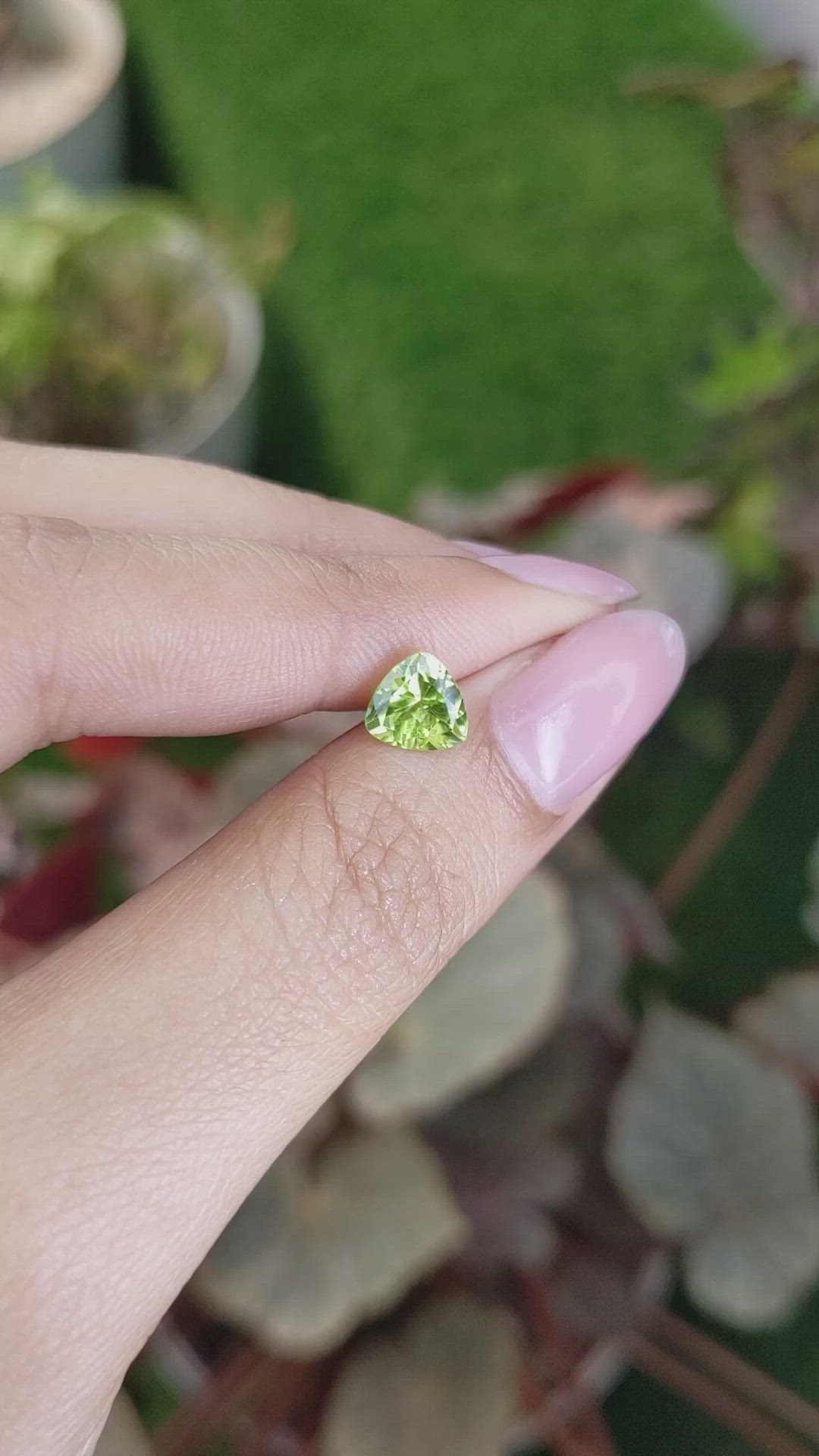 1.34 Ct. Yellowish Green Peridot from Pakistan Size Video