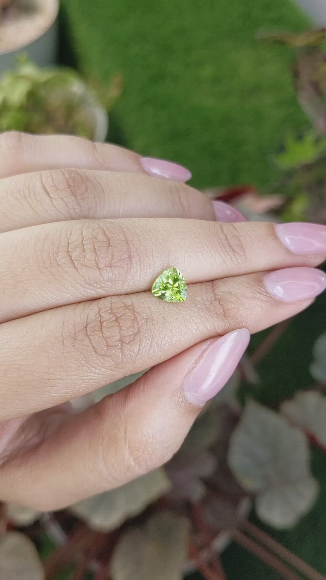 1.34 Ct. Yellowish Green Peridot from Pakistan Size Video