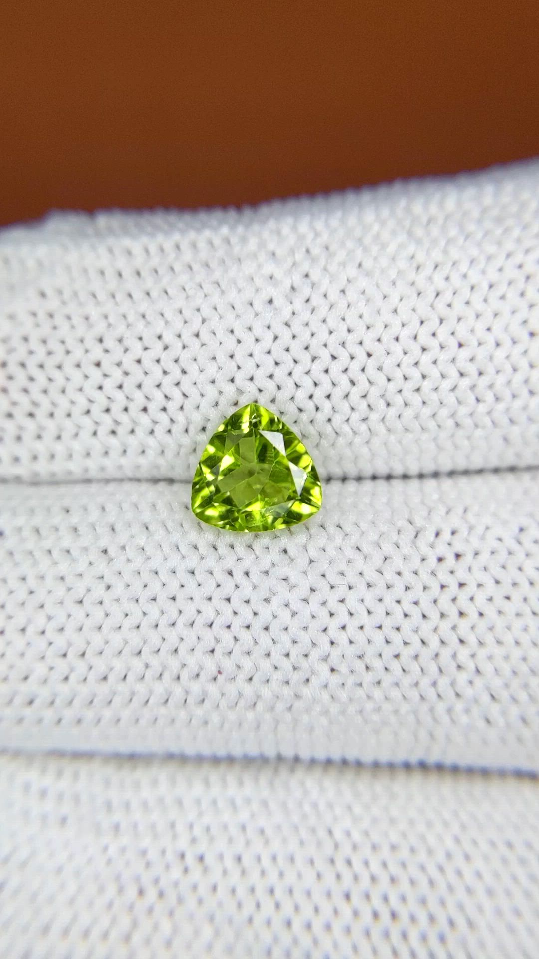 1.27 Ct. Yellowish Green Peridot from Pakistan Size Video