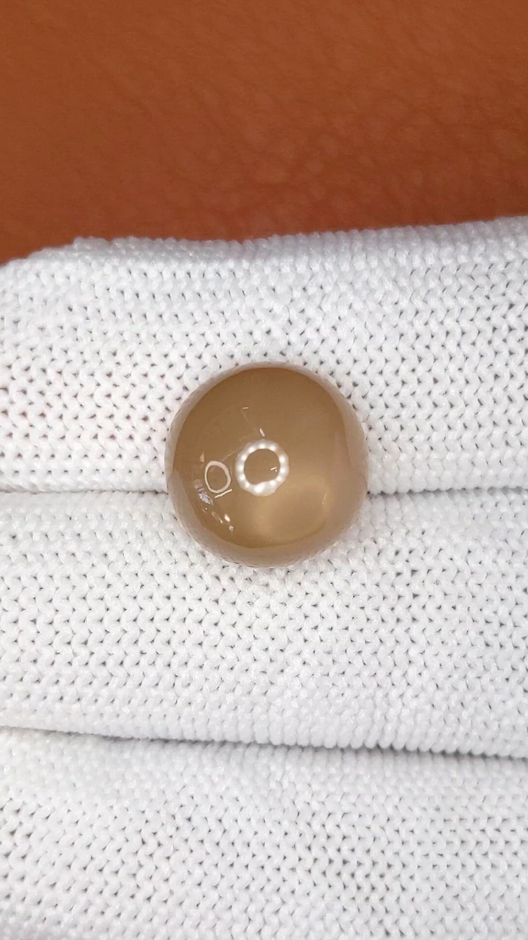 8.93 Ct. Brown Cabochon Moonstone from Ceylon (Sri Lanka) Size Video