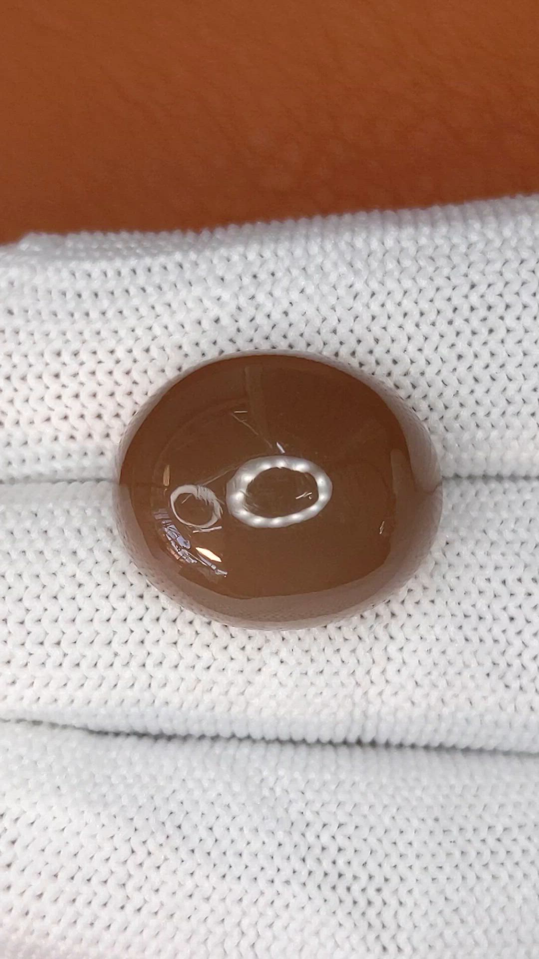 26.46 Ct. Brown Cabochon Moonstone from Ceylon (Sri Lanka) Size Video