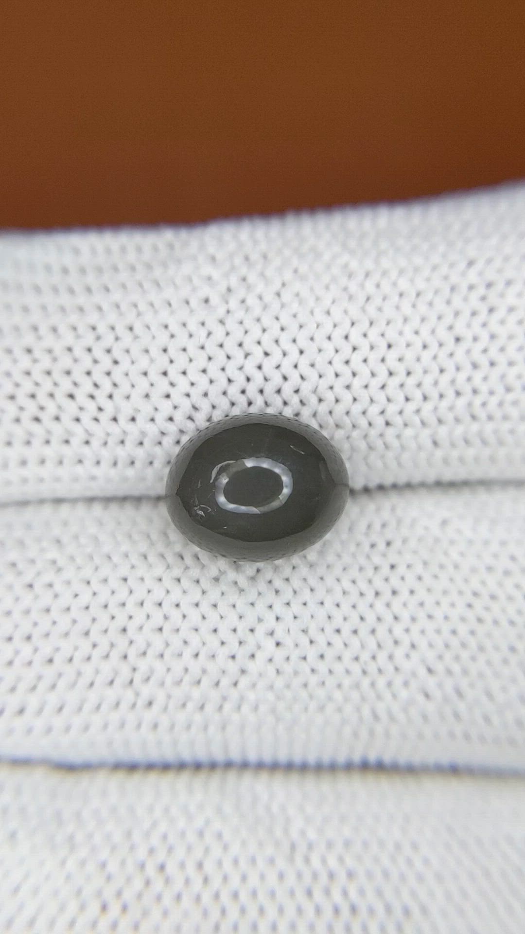 3.63 Ct. Grey Cabochon Moonstone from Ceylon (Sri Lanka) Size Video