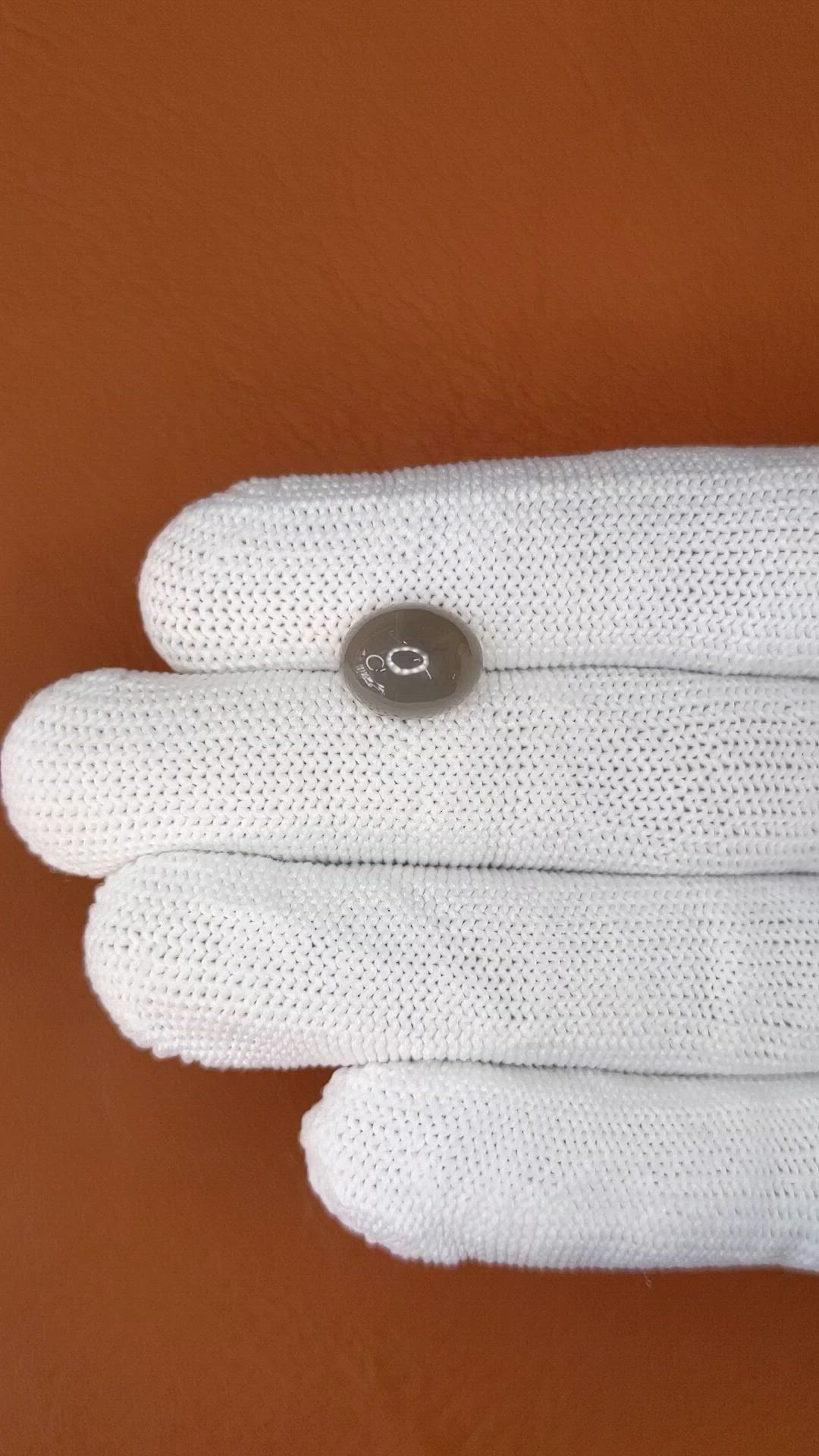 4.44 Ct. Brown Cabochon Moonstone from Ceylon (Sri Lanka) Size Video