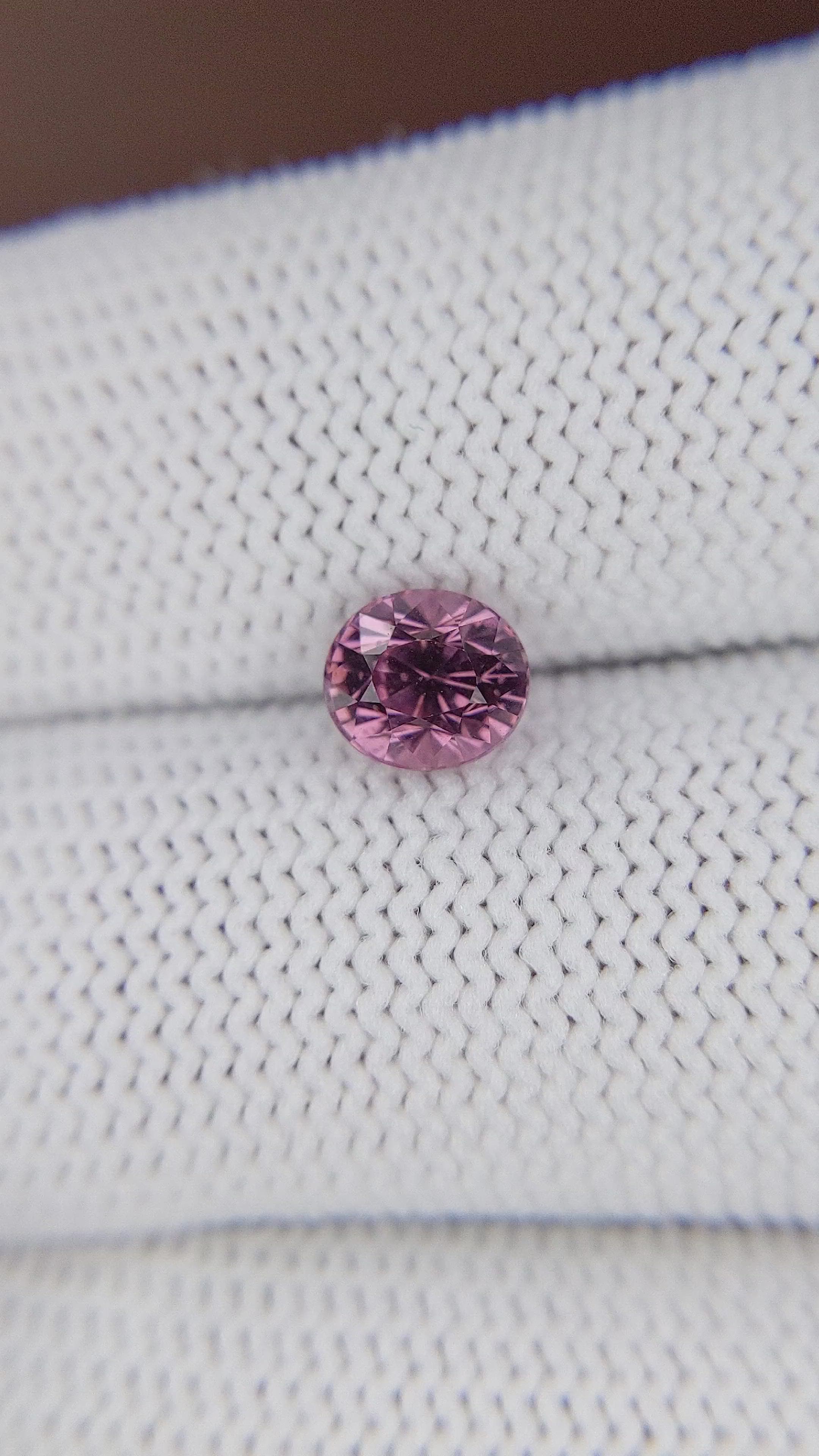 1.40 Ct. Purple Malaya Garnet from Tanzania Size Video