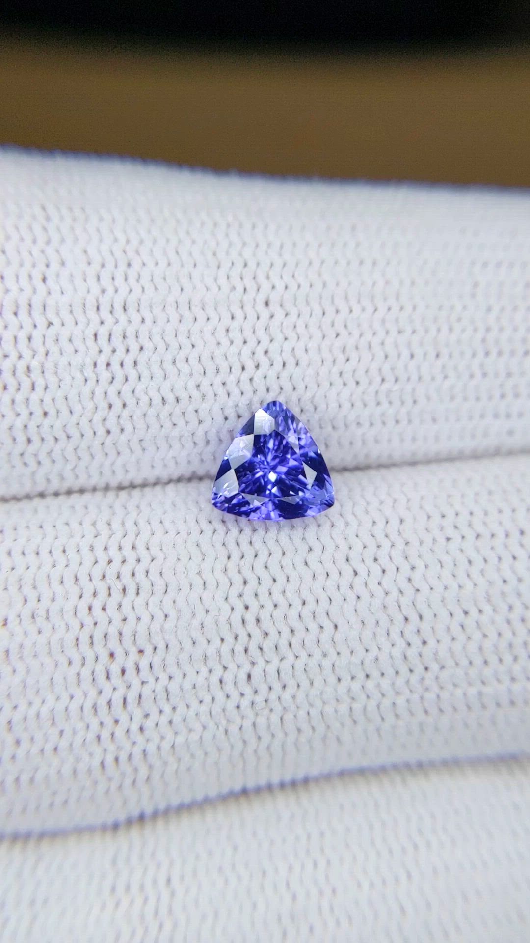 1.18 Ct. Violet Tanzanite from Tanzania Size Video