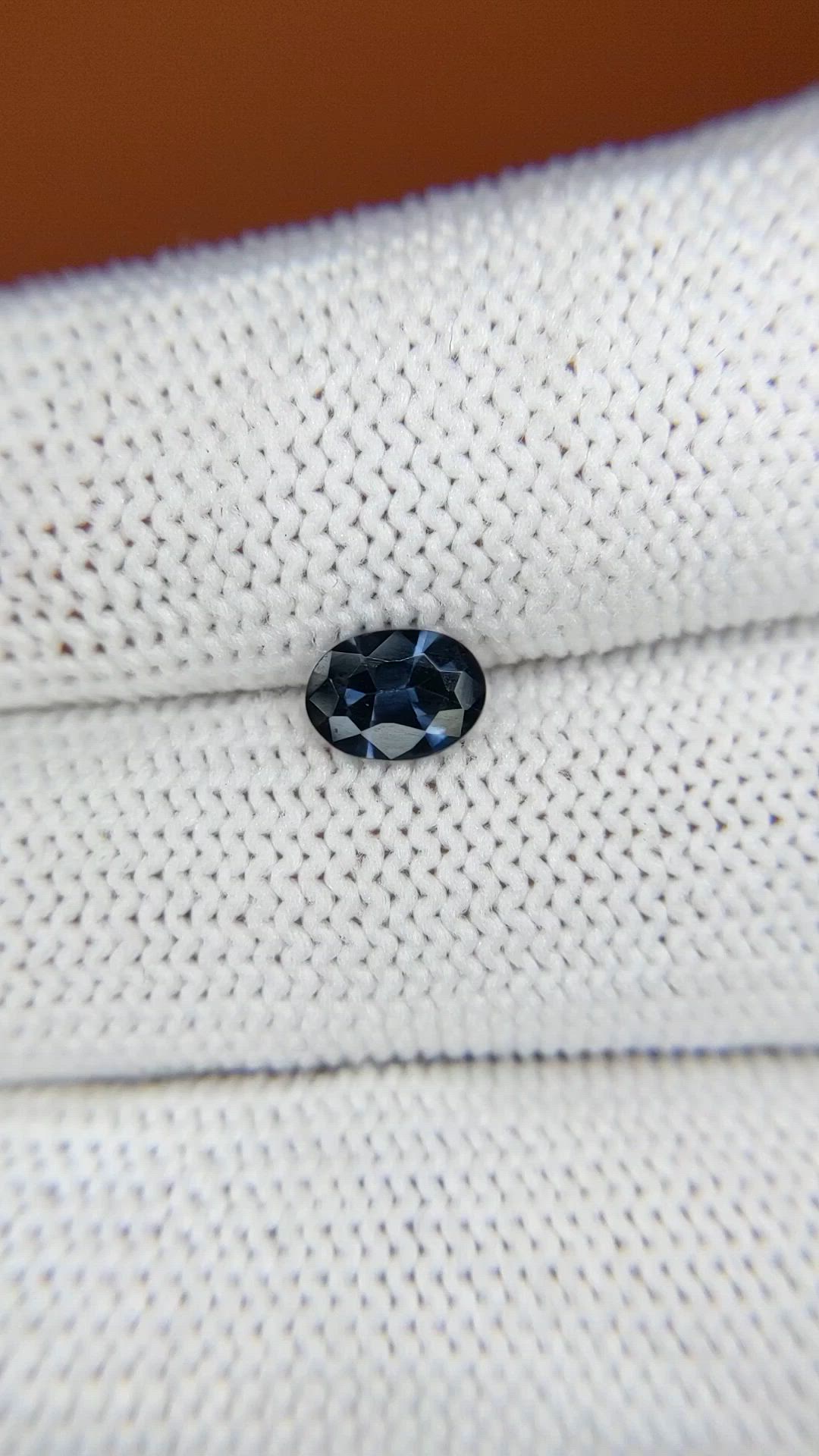 0.59 Ct. Blue Spinel from Ceylon (Sri Lanka) Size Video