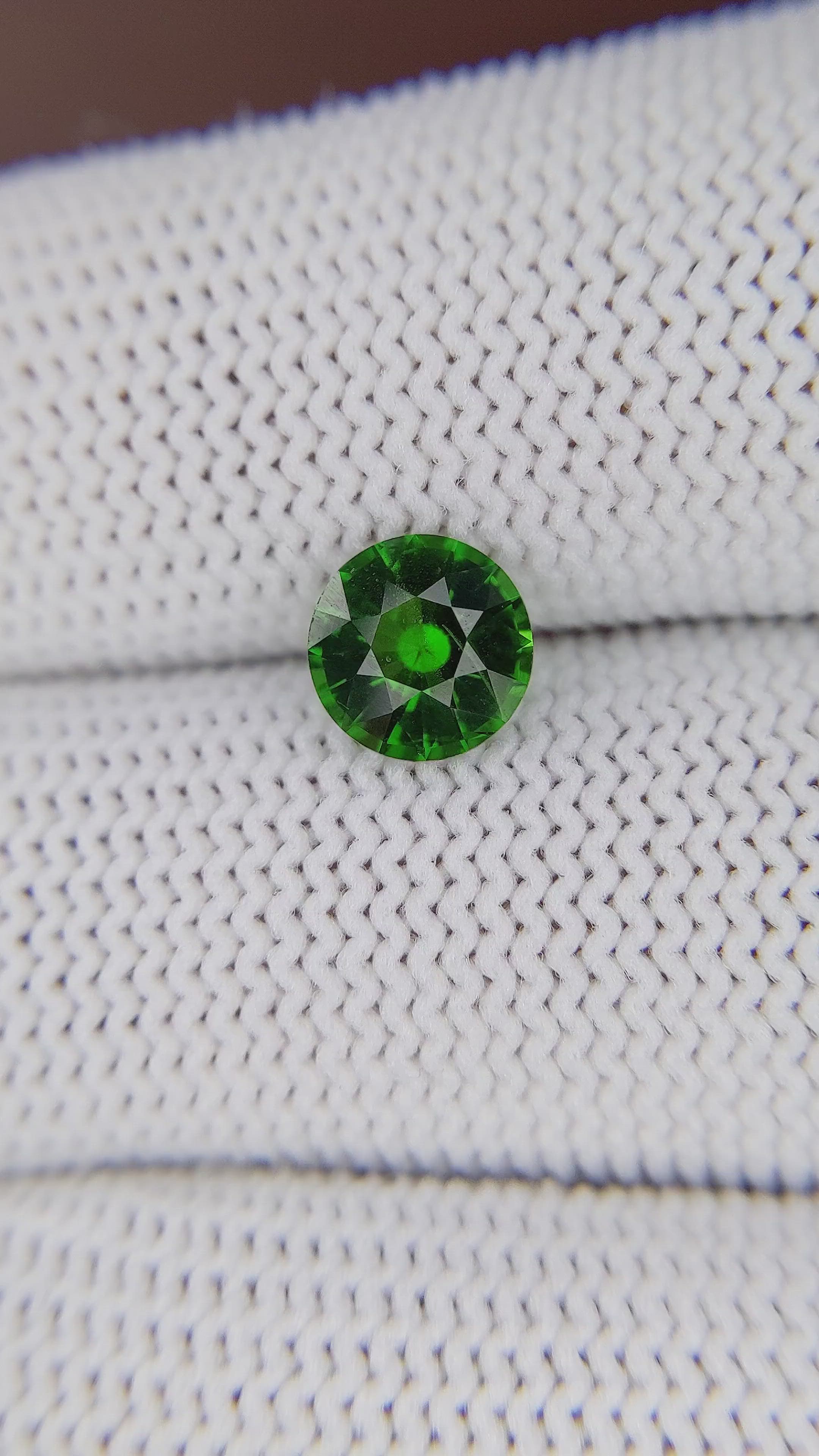 1.45 Ct. Tsavorite Garnet from Tanzania Size Video