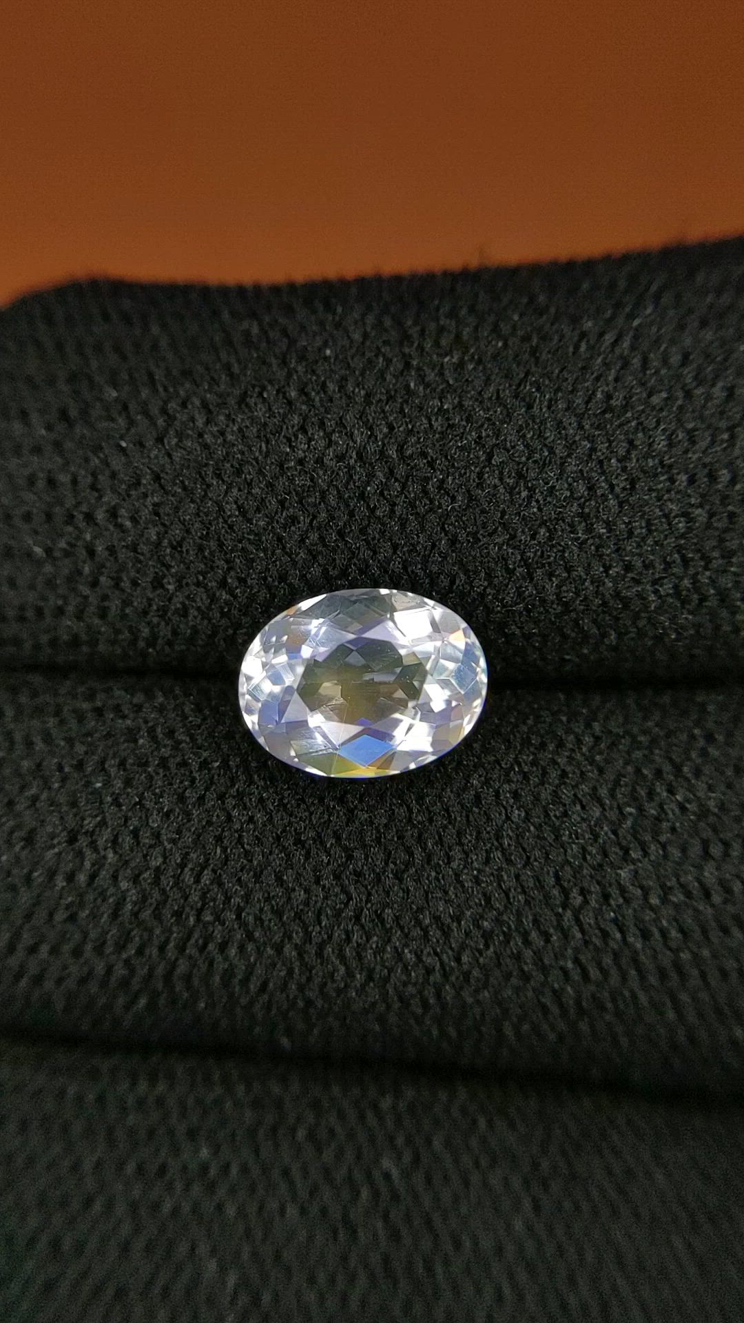2.20 Ct. Rainbow Moonstone from Ceylon (Sri Lanka) Size Video