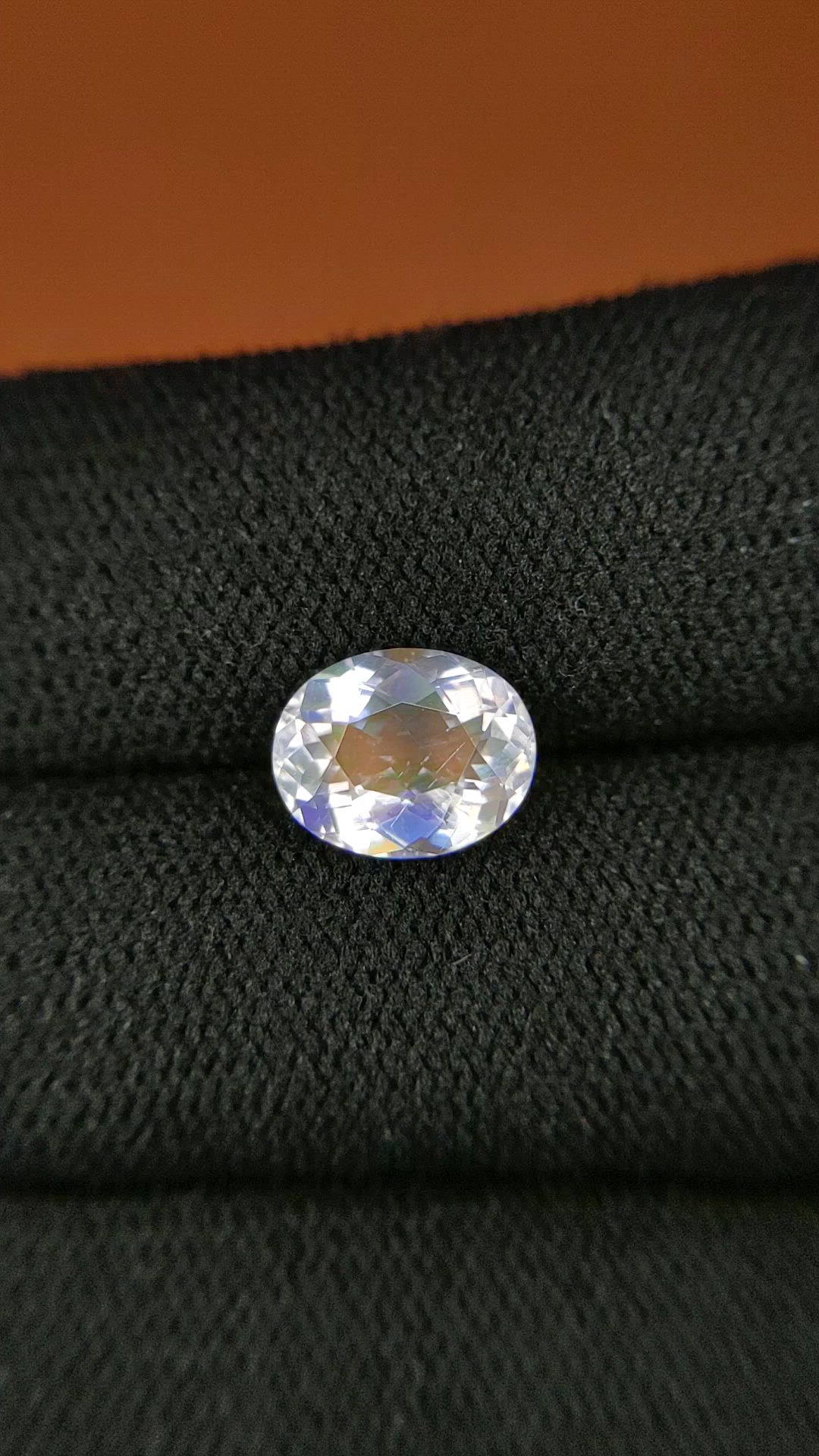 2.12 Ct. Rainbow Moonstone from Ceylon (Sri Lanka) Size Video