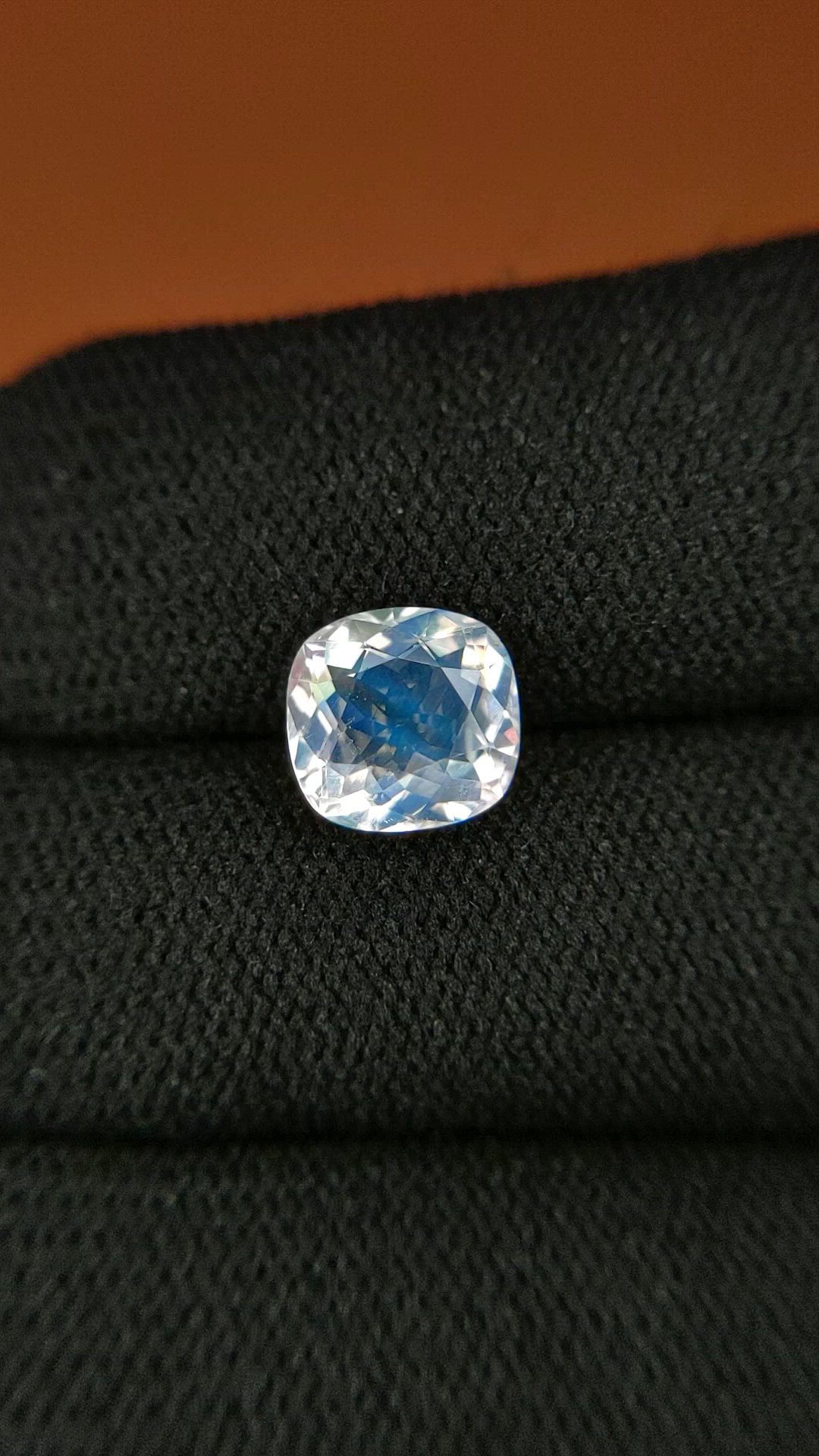 2.07 Ct. Rainbow Moonstone from Ceylon (Sri Lanka) Size Video