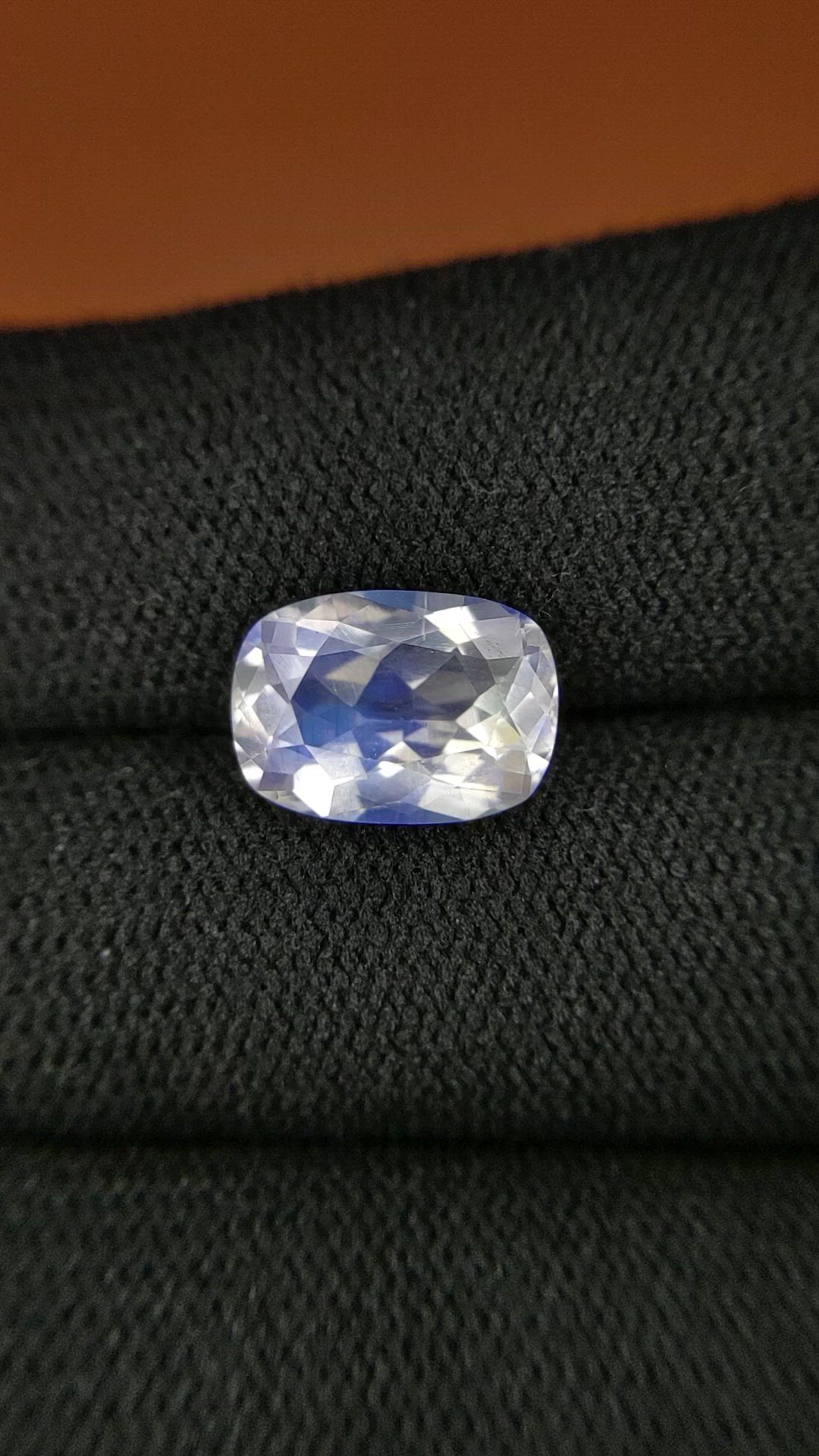 3.06 Ct. Rainbow Moonstone from Ceylon (Sri Lanka) Size Video